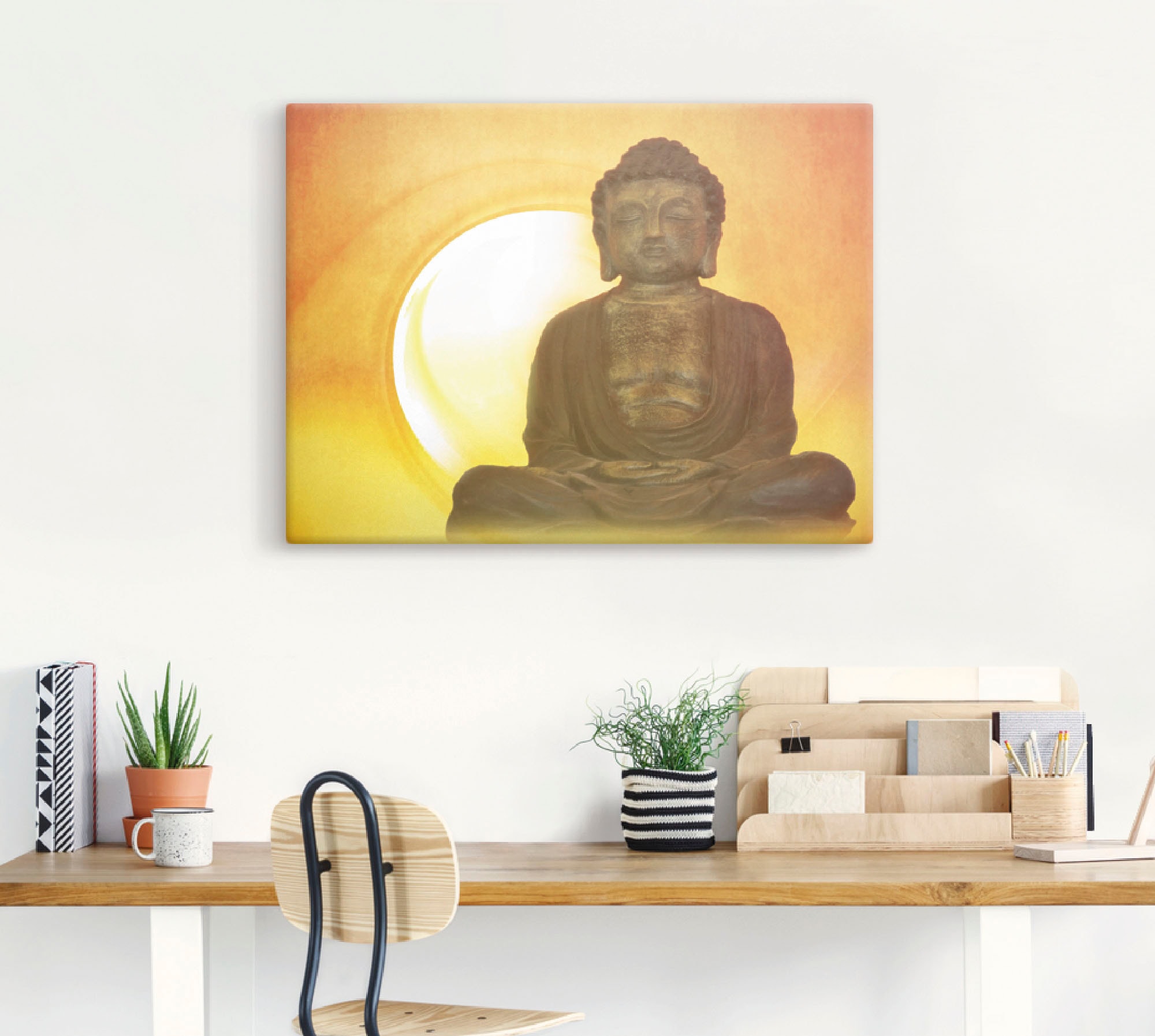 Artland Wandbild »Buddha 2«, Religion, (1 St.), als Leinwandbild, Poster, Wandaufkleber in verschied. Grössen