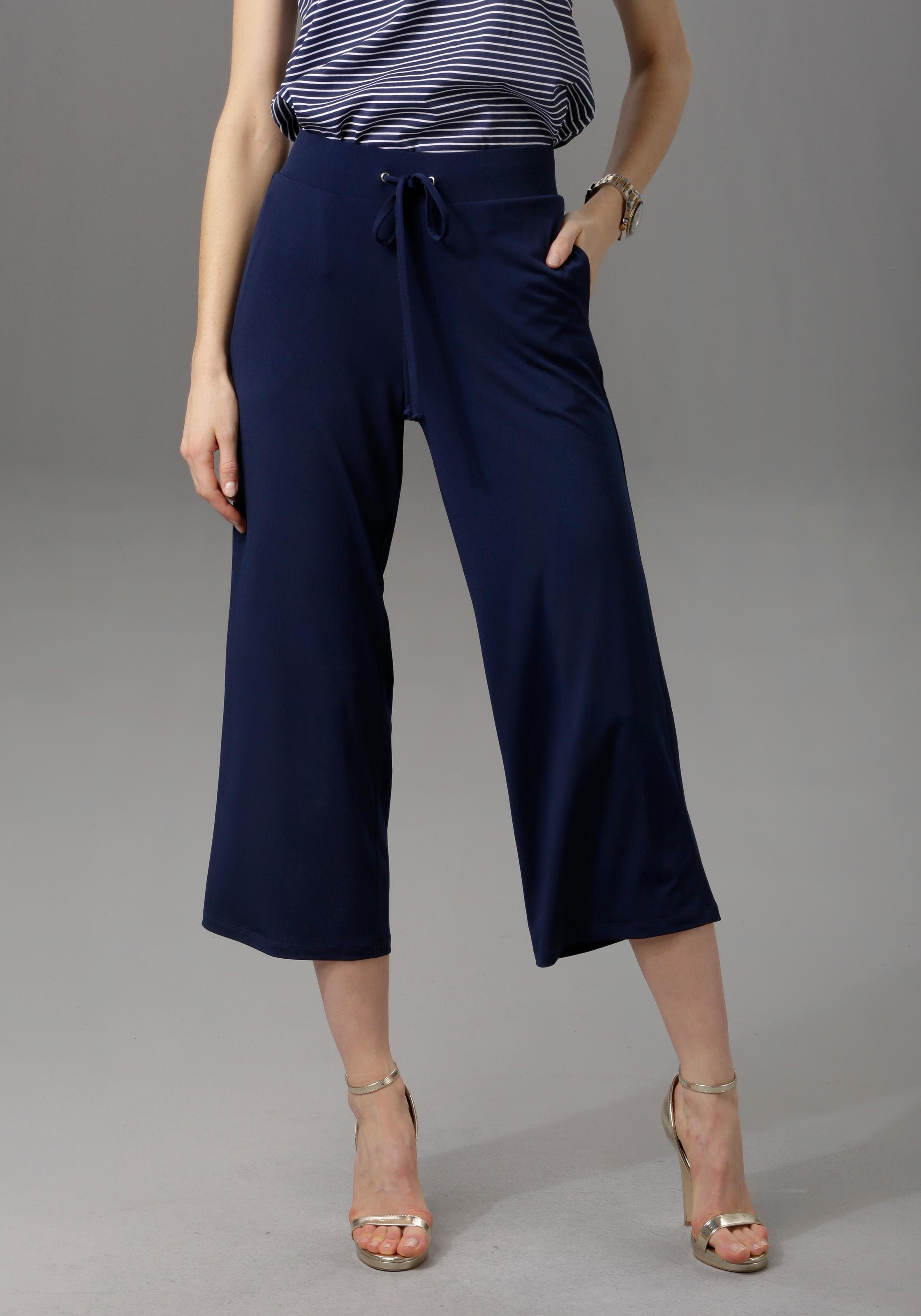 Culotte in Dunkelblau