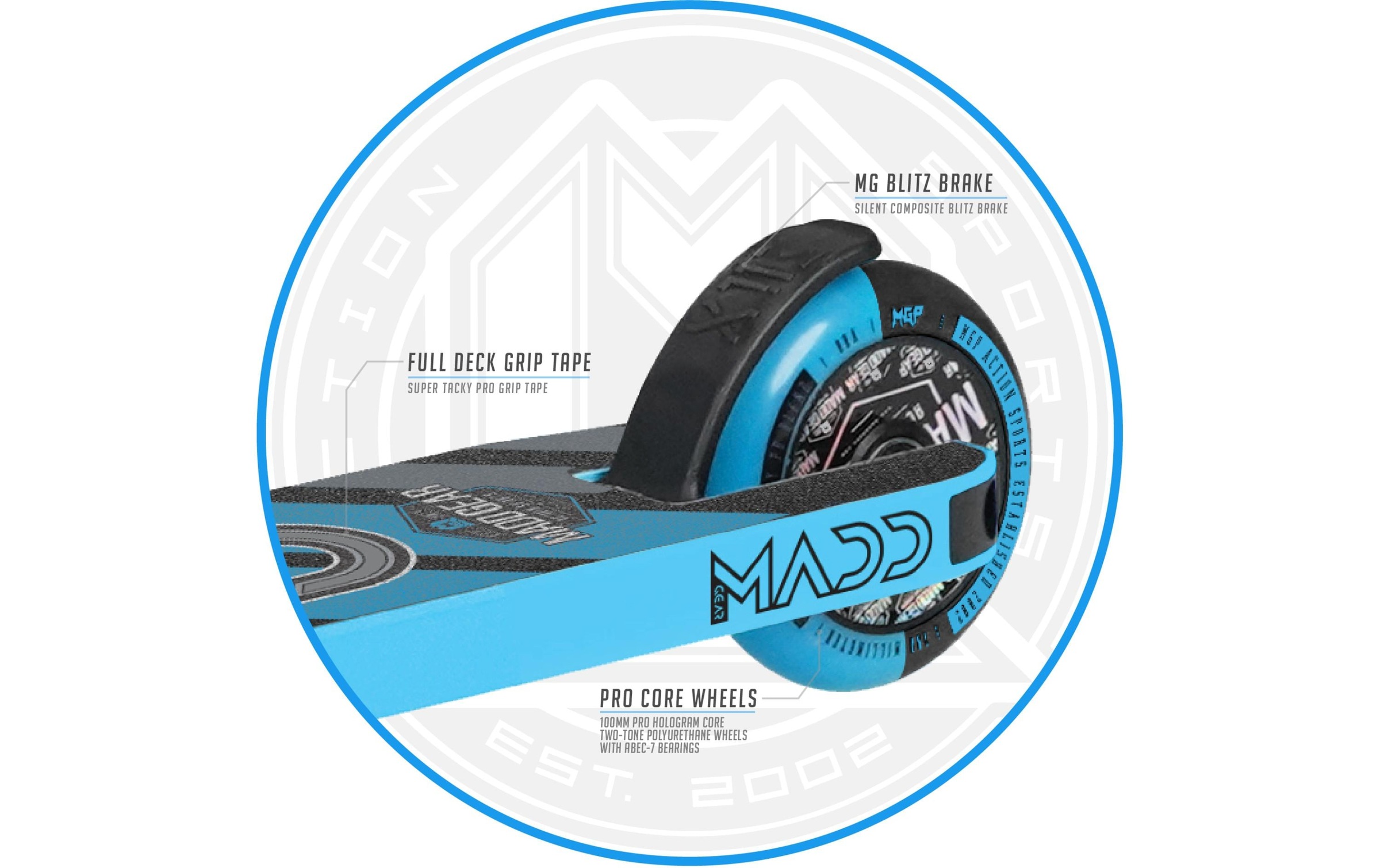 Madd Gear ® Scooter »Scooter Carve Pro X Blau«