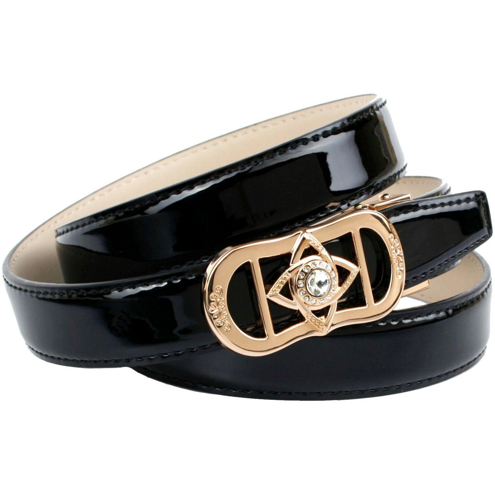 Image of Anthoni Crown Ledergürtel, mit exklusiver Koppelschliesse, Lackleder bei Ackermann Versand Schweiz