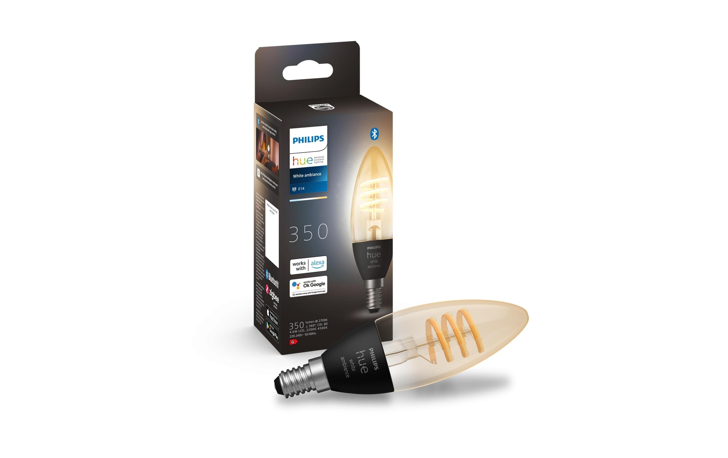 Image of Philips Hue Spezialleuchtmittel "White Ambilight" E14