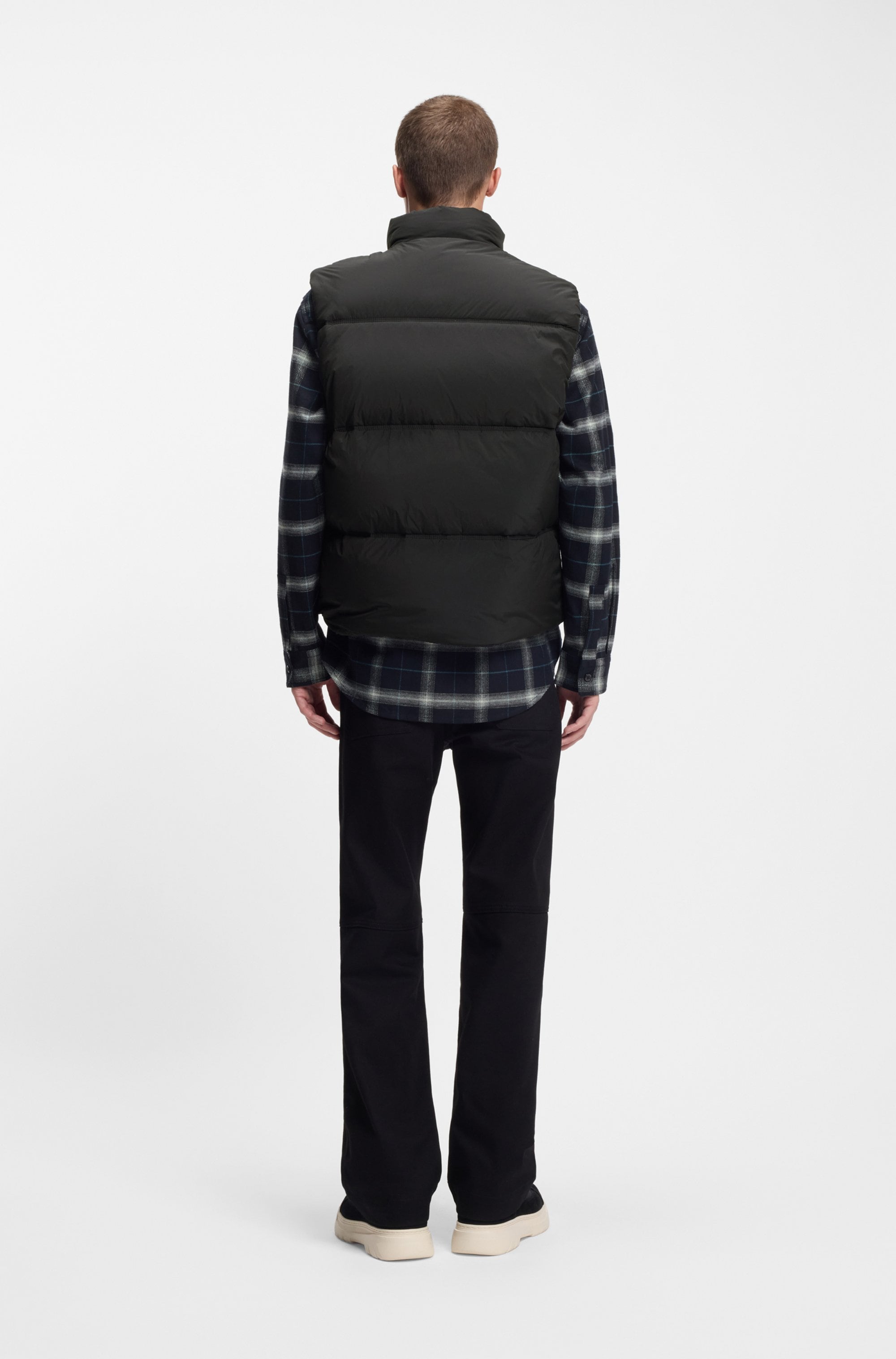 HUGO Blue Gilet matelassé »Bodolino« Stehkragen, relaxed fit, wattiert