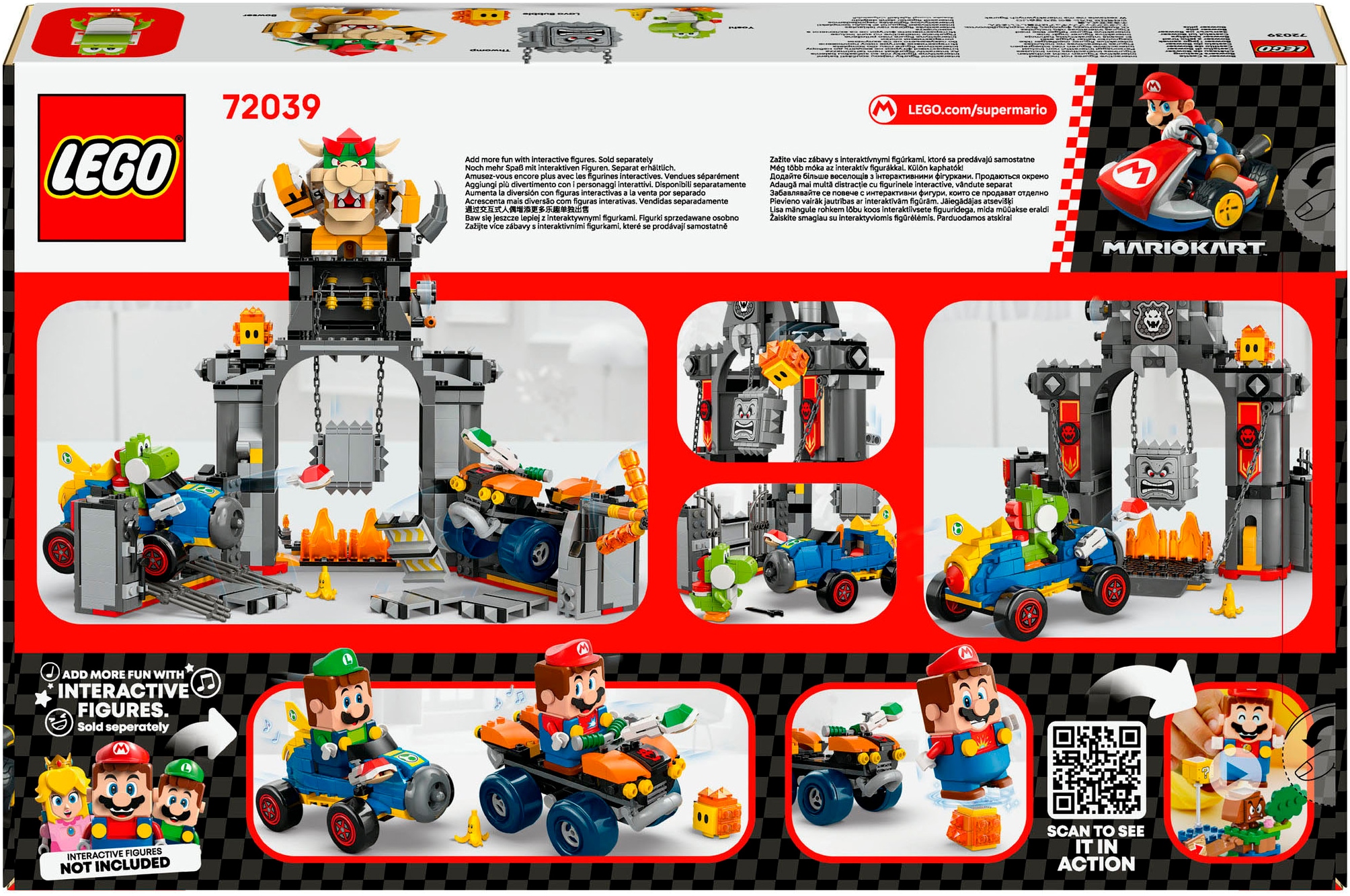 LEGO® Pions de construction »Mario Kart – Bowsers Festung (72039), LEGO Super Mario« Made in Europe