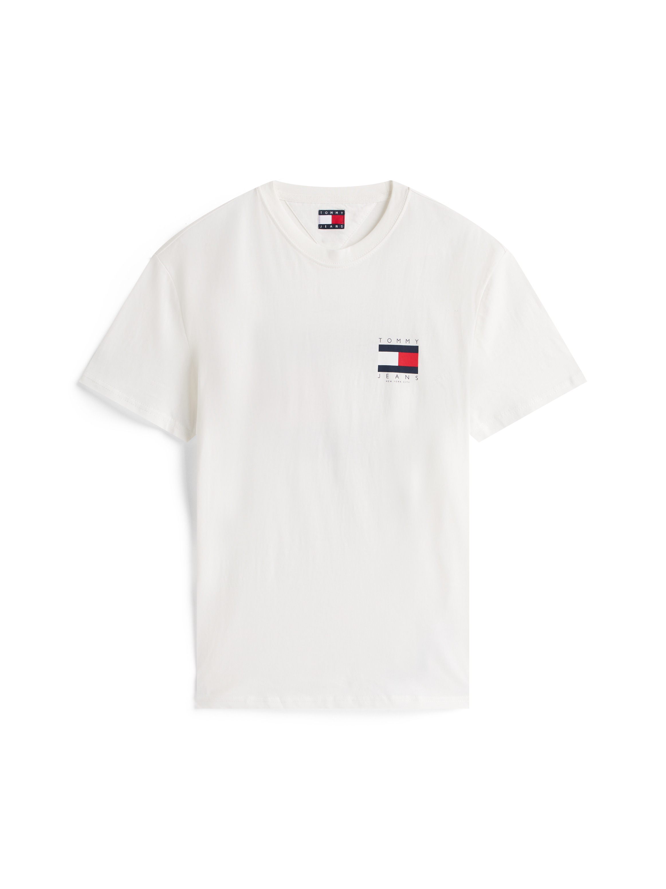 Tommy Jeans T-Shirt »TJM REG FLAG GRAPH BCKPRNT T EXT«, Mit Rundhalsausschnitt