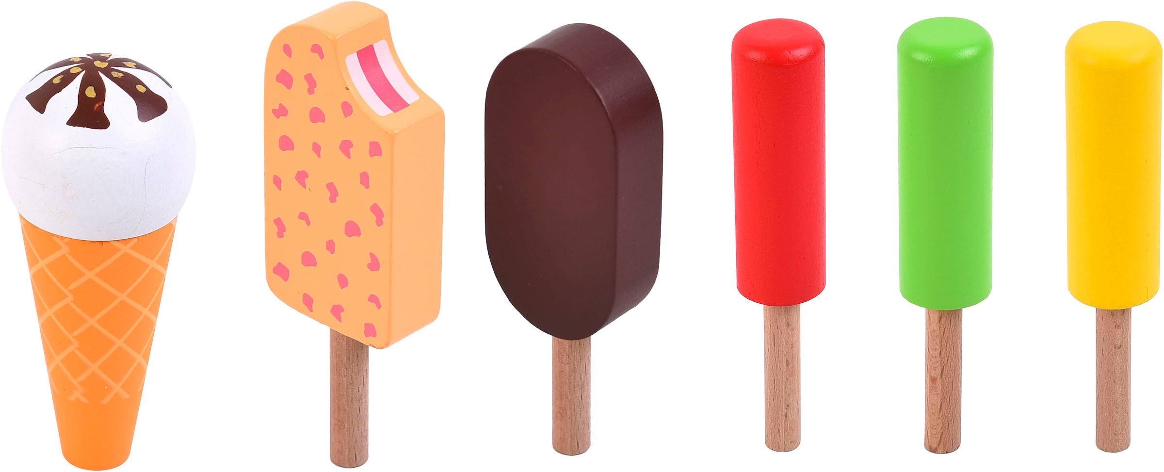 Tanner Kaufladensortiment »Eistruhe aus Holz mit vielen Eissorten« FSC® - schützt Wald