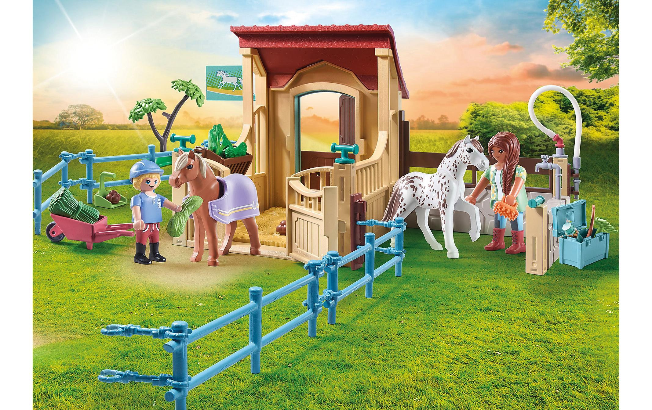 Playmobil® Spielbausteine »Horses of Waterfall Reitstall 71494«, (100 St.)