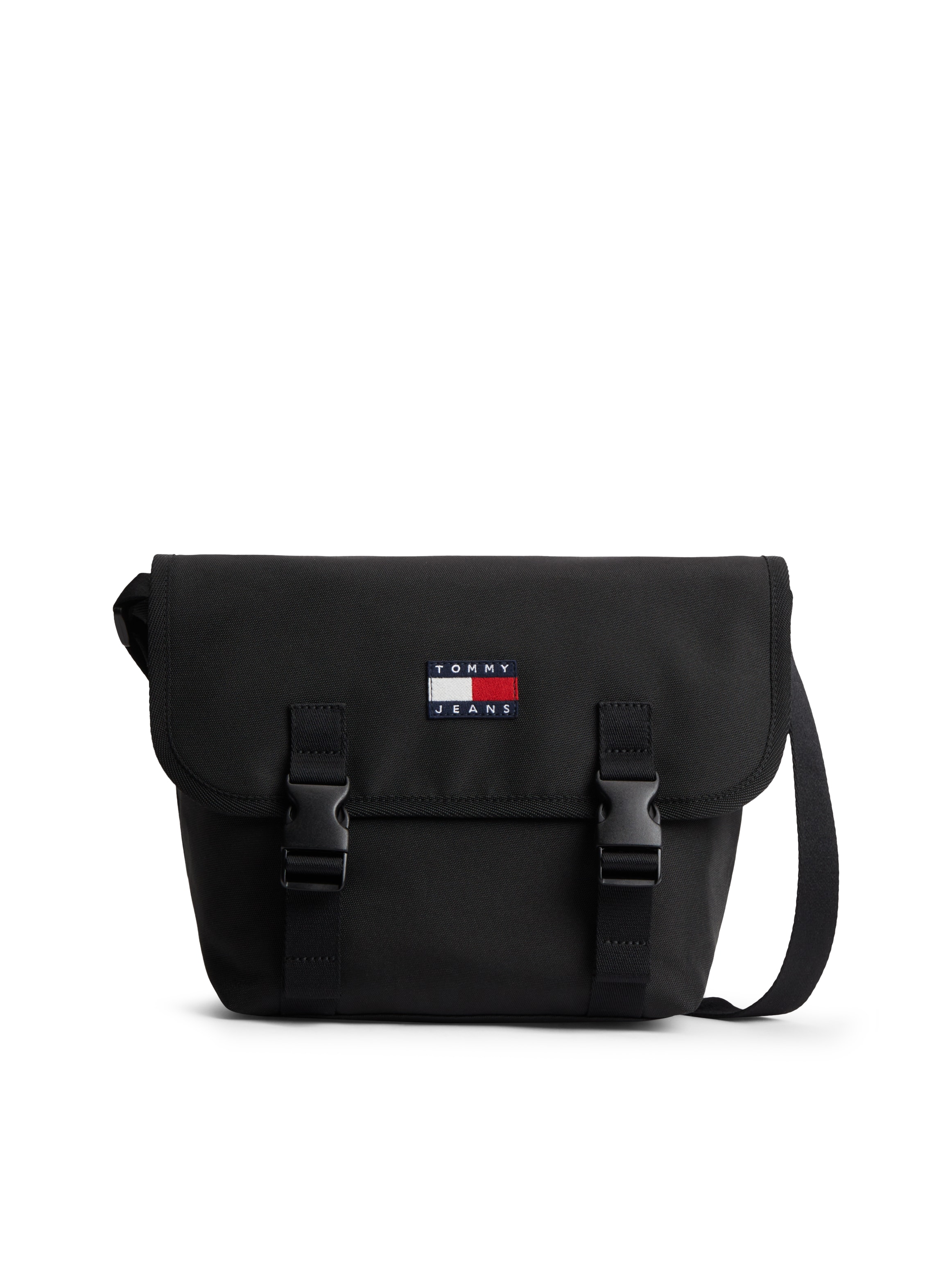 Image of Tommy Jeans Messenger Bag "TJM ESS DAILY MESSENGER" Damen Schultertasche, Geschäftstasche mit Logo-Aufnäher