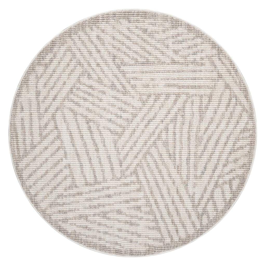 Carpet City Teppich »CLASICO 9161«, rund, Kurzflor Geometrisch, Boho-Stil, Wohnzimmer