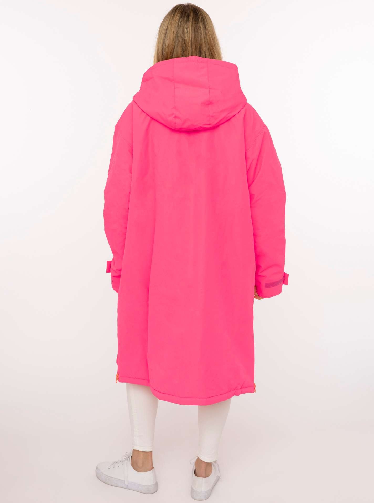 Zwillingsherz Kurzmantel »"Oversize Windjacke ZH"« Kapuze, Reissverschluss, seitliche Taschen, leicht wattiert