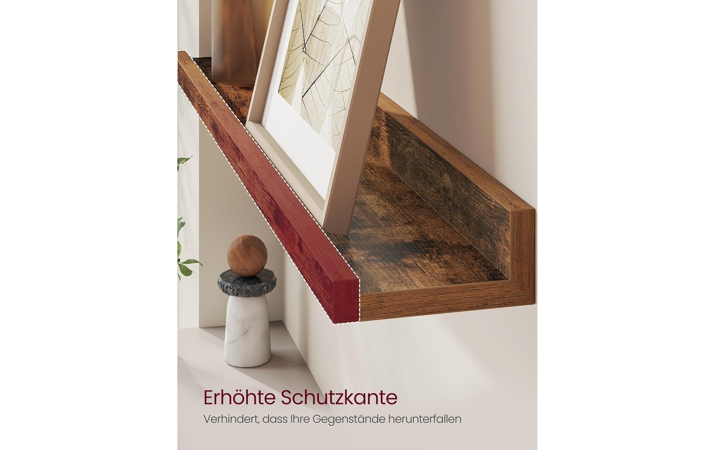   Wandregal »2er-Set« 2 Stk. tlg. Ablagen im Industrial Design