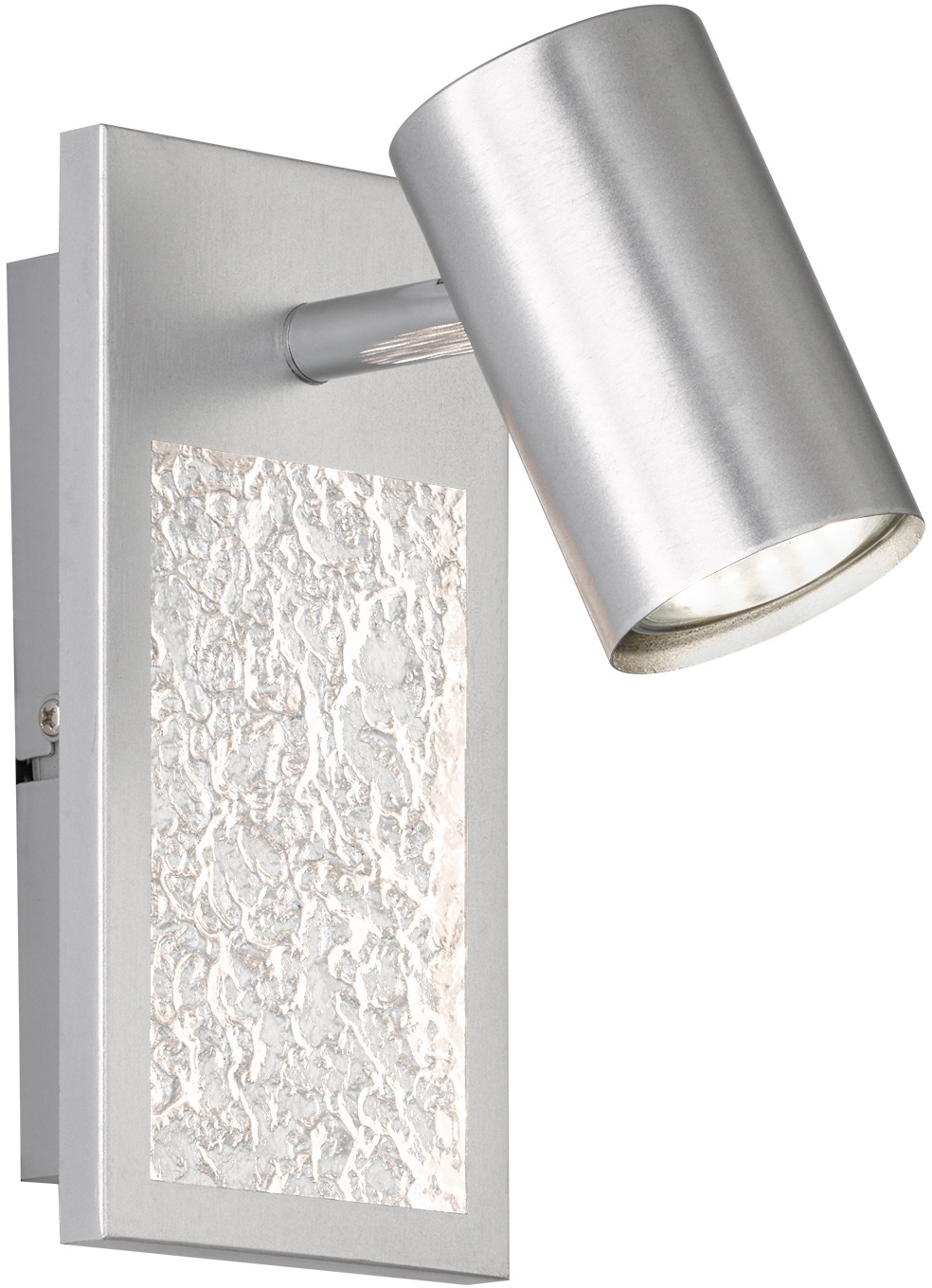 Image of WOFI Wandleuchte »BALI«, LED-Modul, 1 St., Warmweiss, silberglänzende Oberfläche bei Ackermann Versand Schweiz