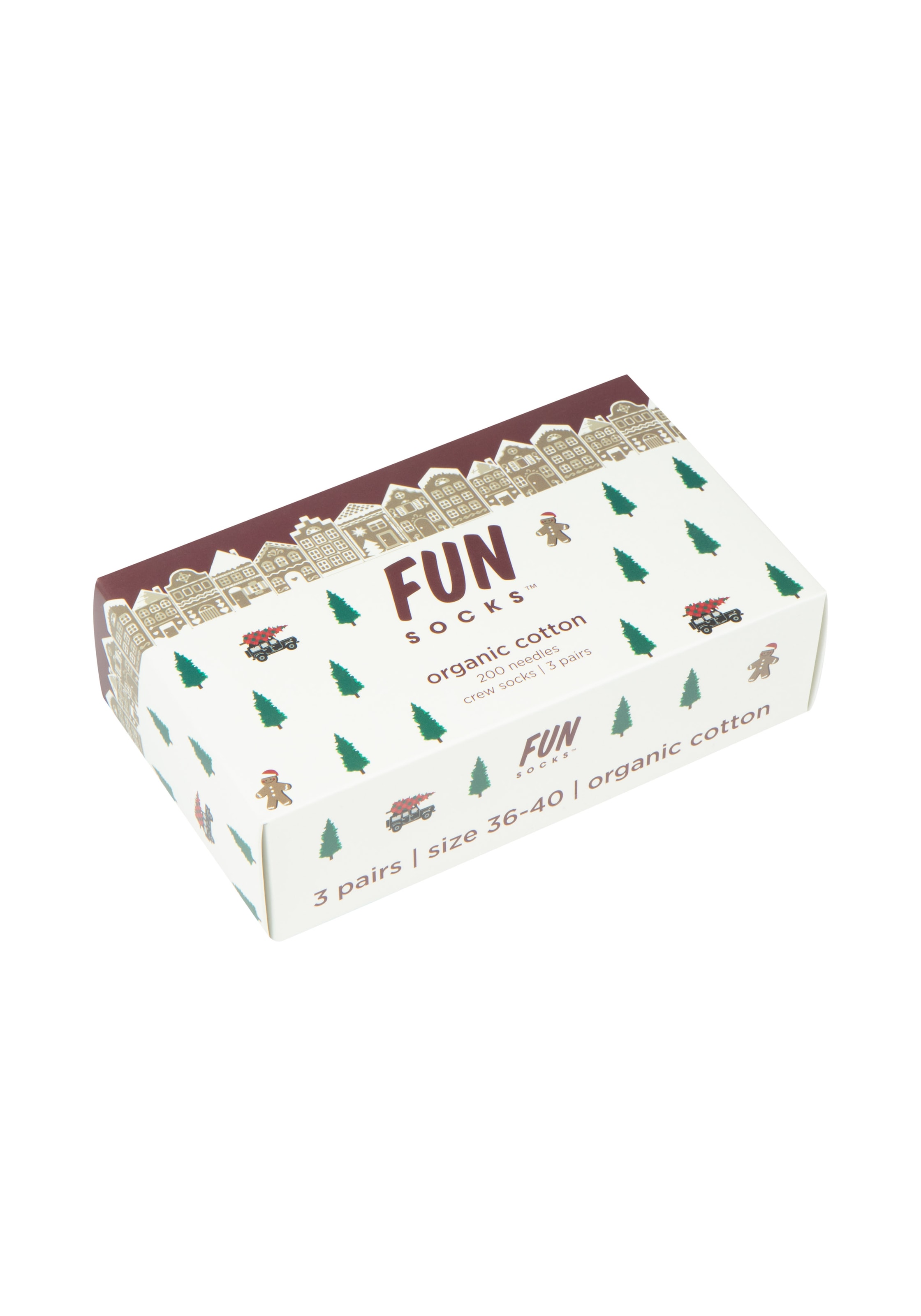 Fun Socks Chaussettes de baskets »motifs« 3 Couple tlg. mit elastischem Bund