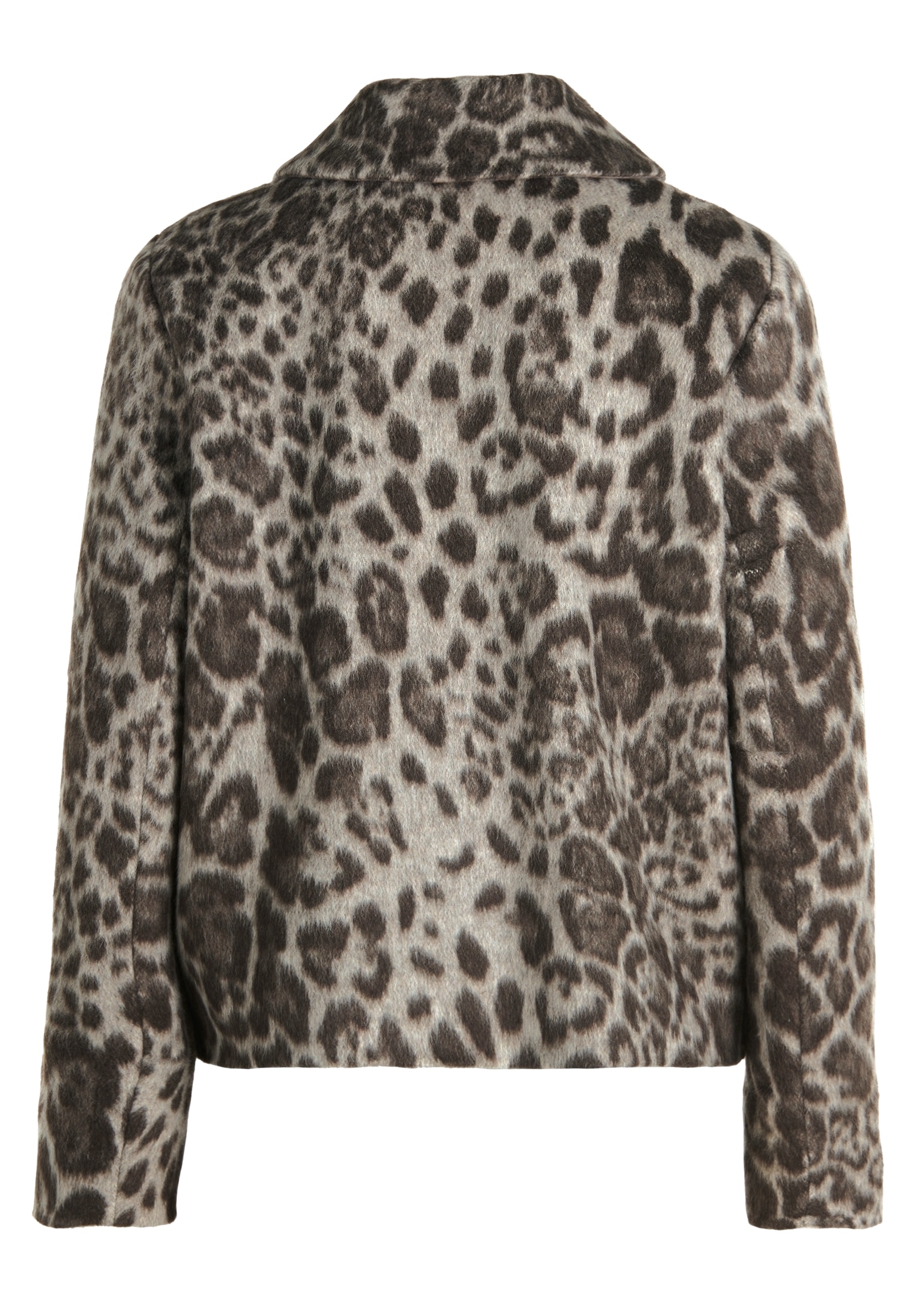 Gil Bret Veste en fausse fourrure sans capuche aspect léopard et fermeture par boutons