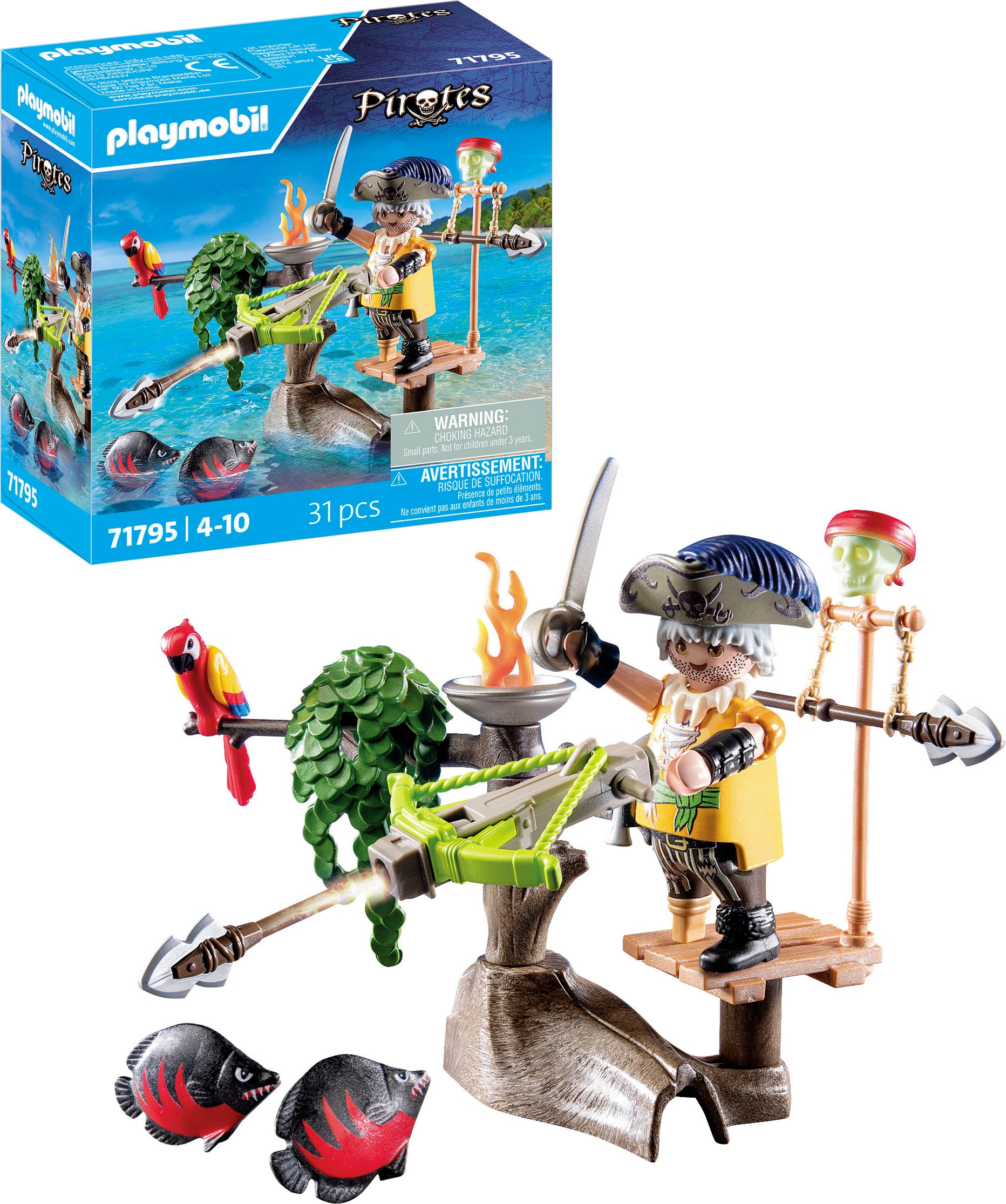 Playmobil® Jeu de construction »Pirat mit Balliste (71795), Playmobil Pirates«