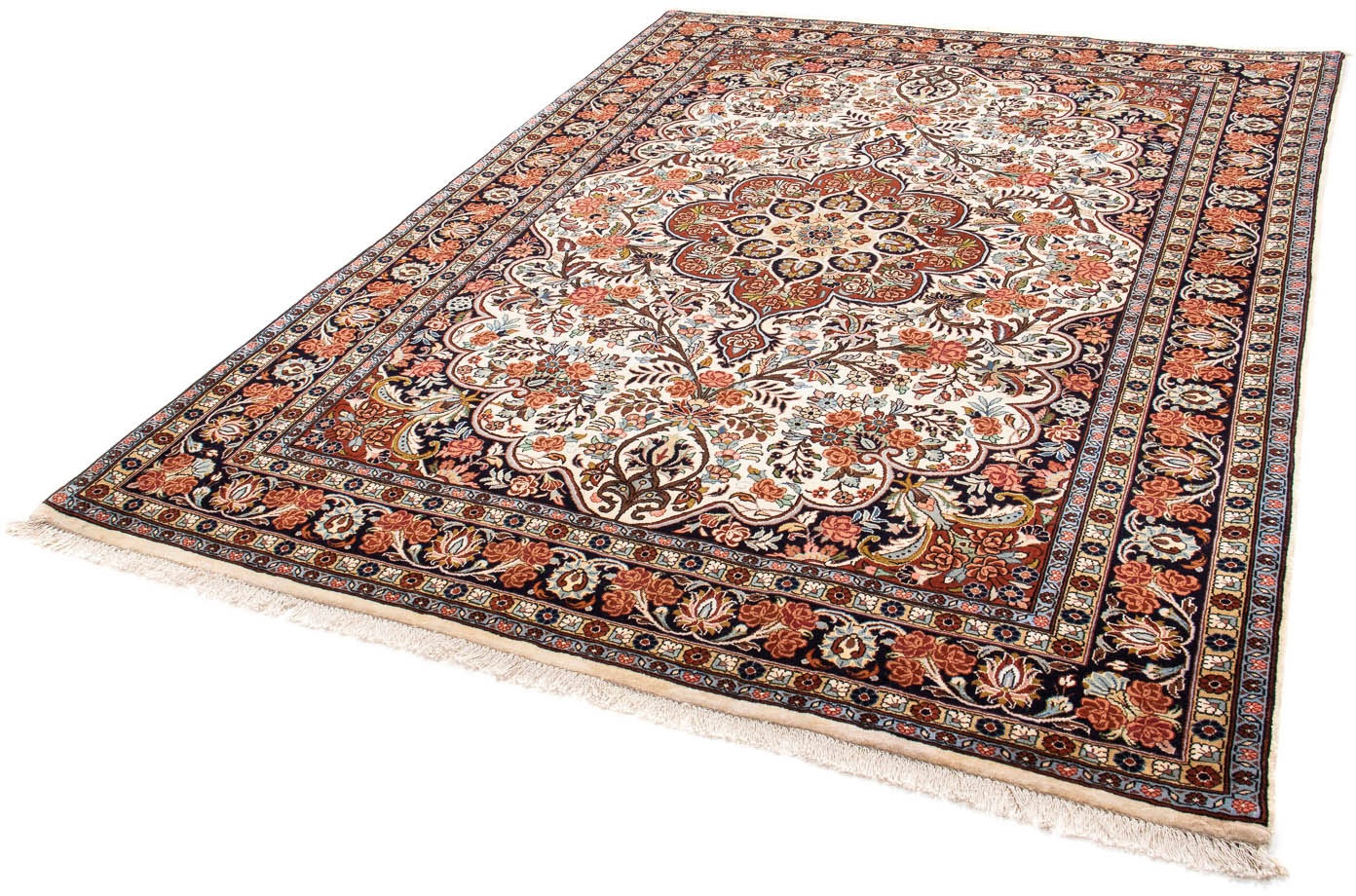 Image of morgenland Orientteppich »Perser - Bidjar - 232 x 173 cm - beige«, rechteckig, 15 mm Höhe, Wohnzimmer, Handgeknüpft, Einzelstück mit Zertifikat bei Ackermann Versand Schweiz