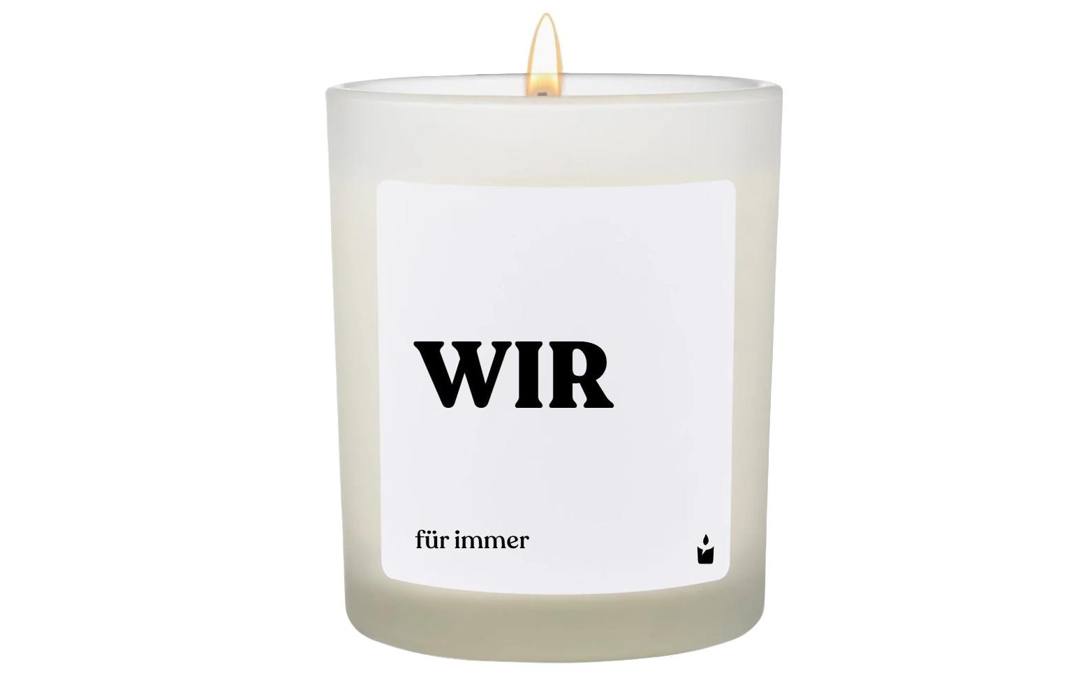 Image of Duftkerze "ChattyCandles Wir – für immer 6,7 x 8 cm"