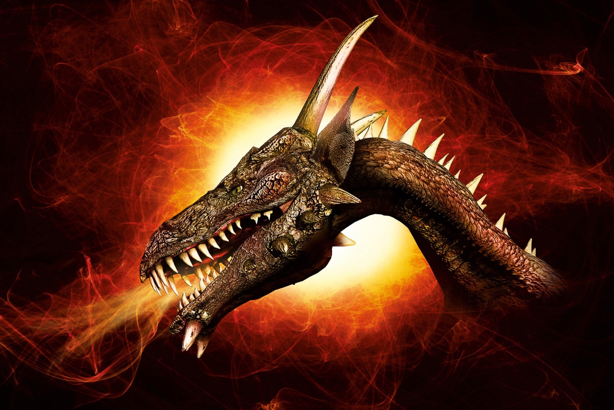 Image of Papermoon Fototapete "Drache"
