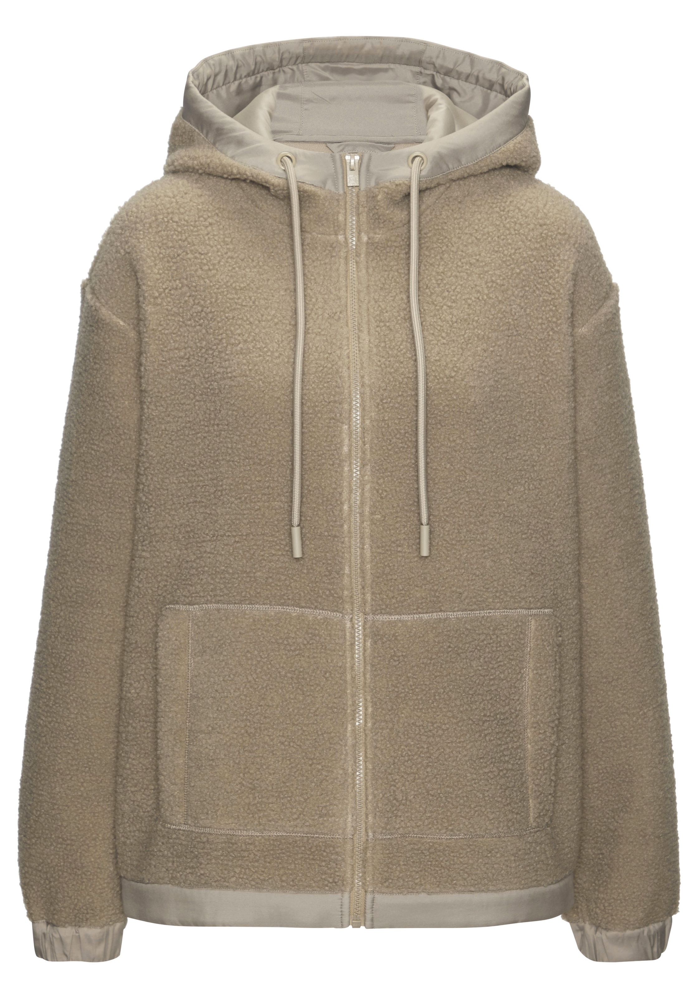 Elbsand Fleecejacke, mit Kapuze, mit Kapuze