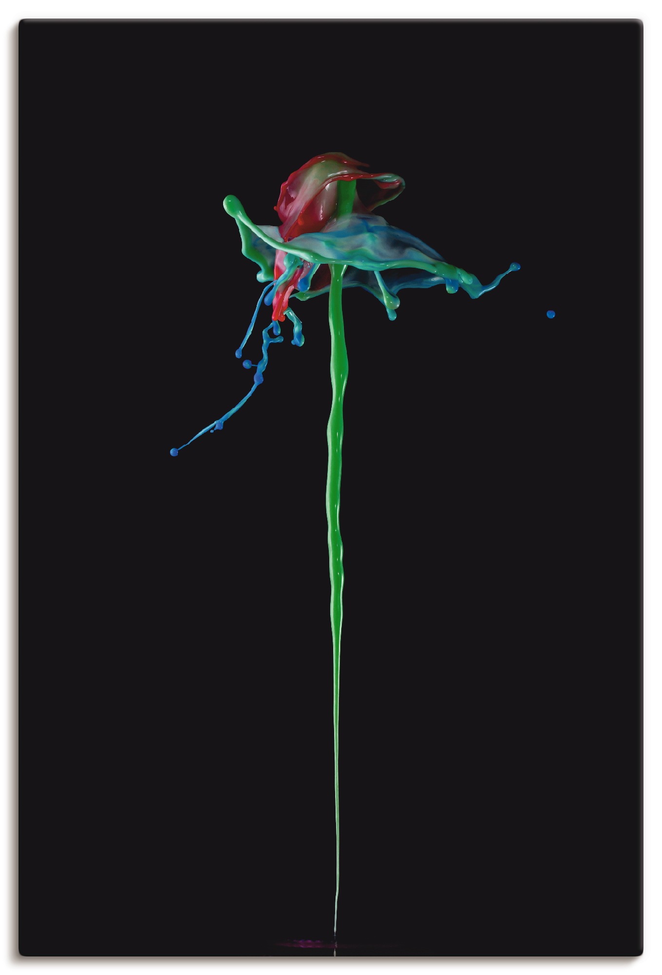 Image of Artland Wandbild »Wassertropfen Fontäne«, Gegenstandslos, (1 St.), in vielen Grössen & Produktarten - Alubild / Outdoorbild für den Aussenbereich, Leinwandbild, Poster, Wandaufkleber / Wandtattoo auch für Badezimmer geeignet bei Ackermann Versand Schweiz