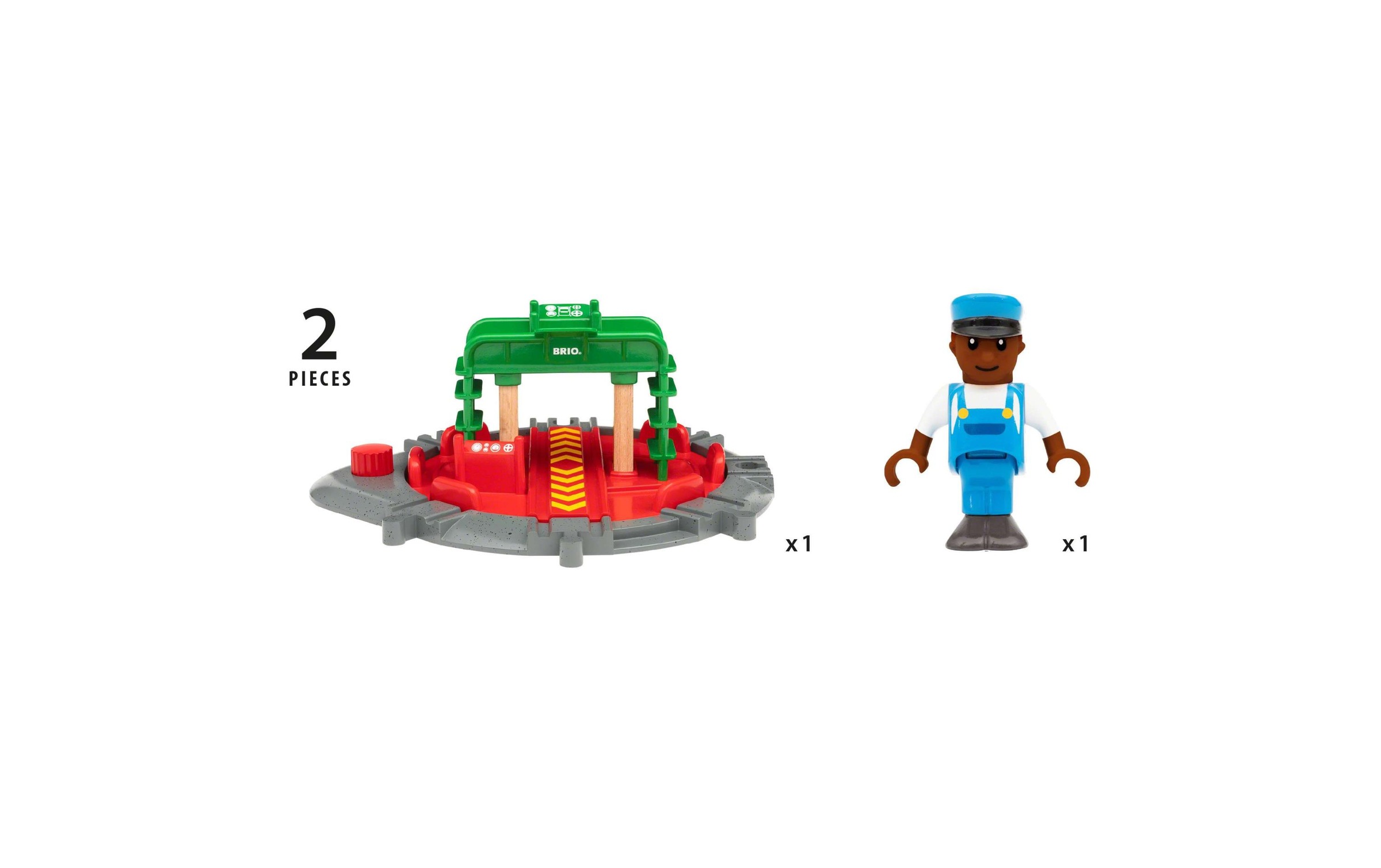 BRIO® Spielzeug-Eisenbahn »Lok-Drehscheibe«