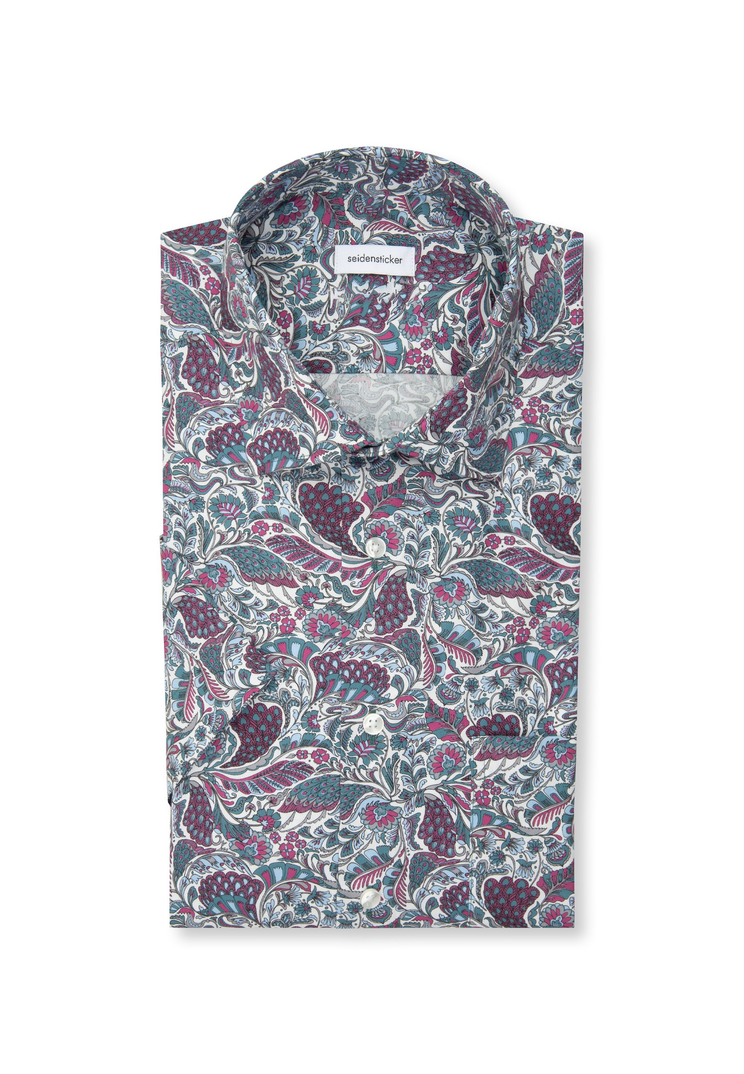 seidensticker Chemise d'affaires »Regular« Regular 1/2 Kentkragen Druck