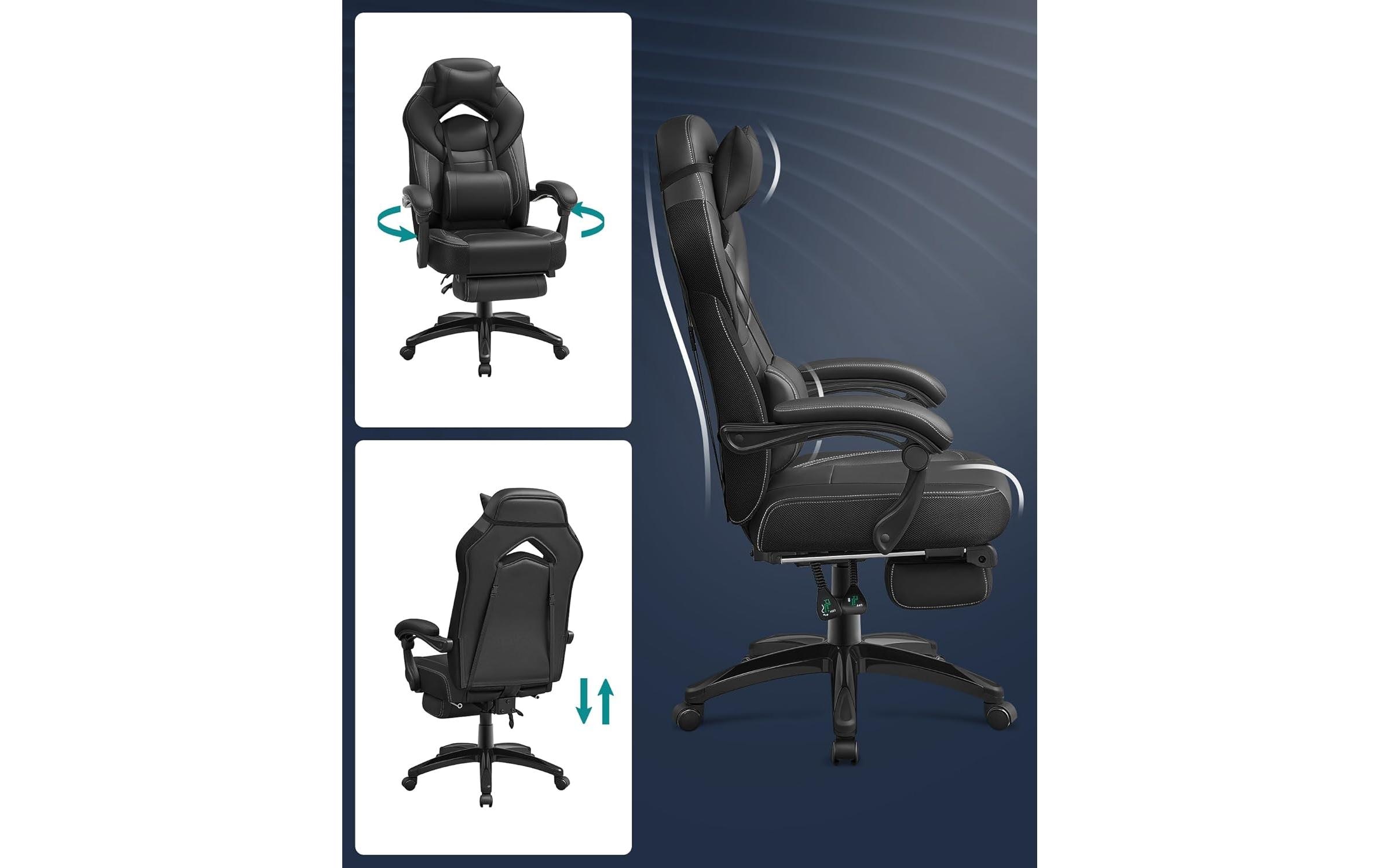 SONGMICS Gaming-Stuhl »70 x 64 x 128 cm« ()