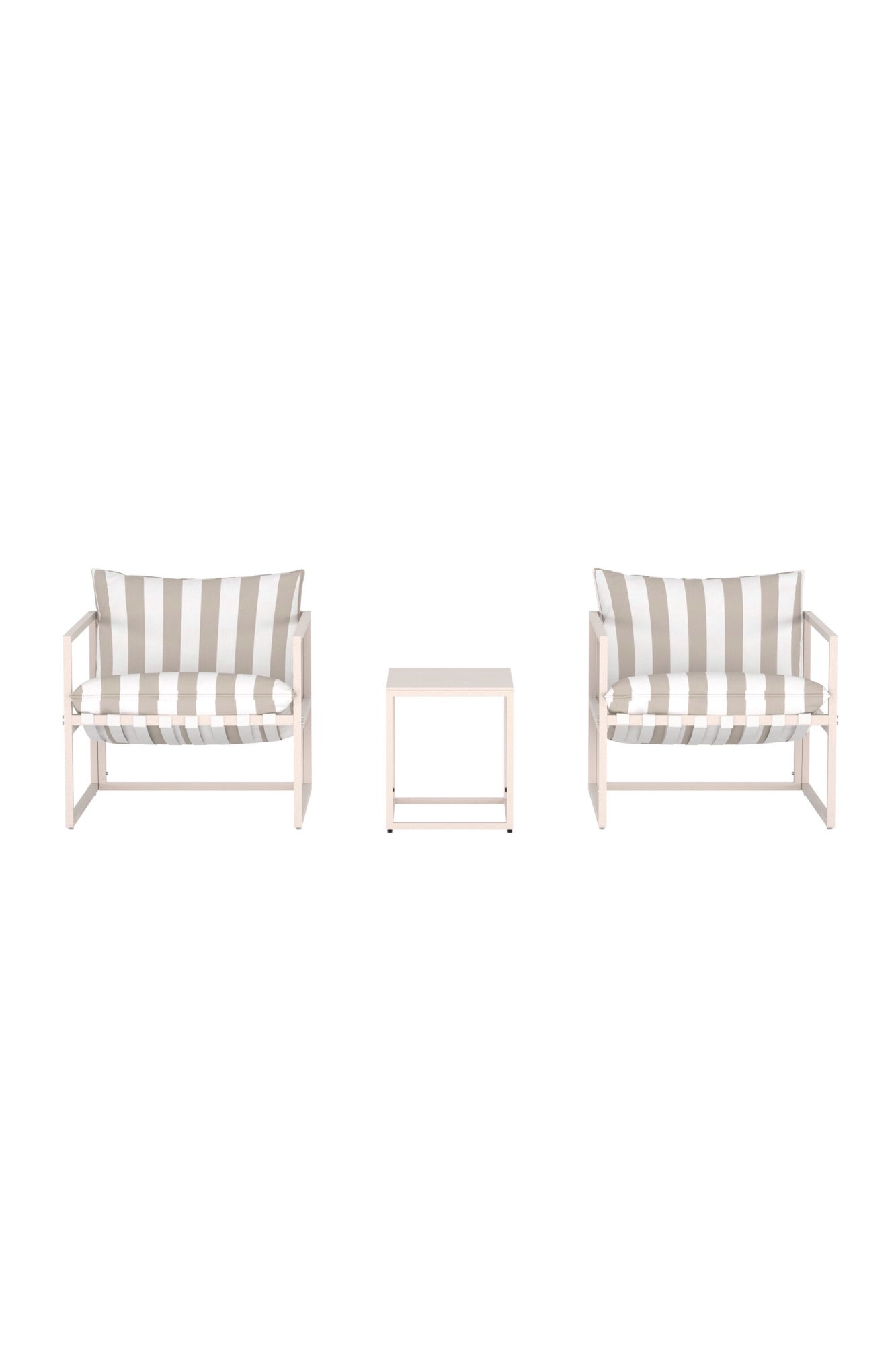 Venture Home Gartenlounge-Set »Messina, grosszügiges Outdoor-Set für hohen Sitzkomfort« 3 tlg. Loungemöbel mit Stoffbezug, angenehm, weich