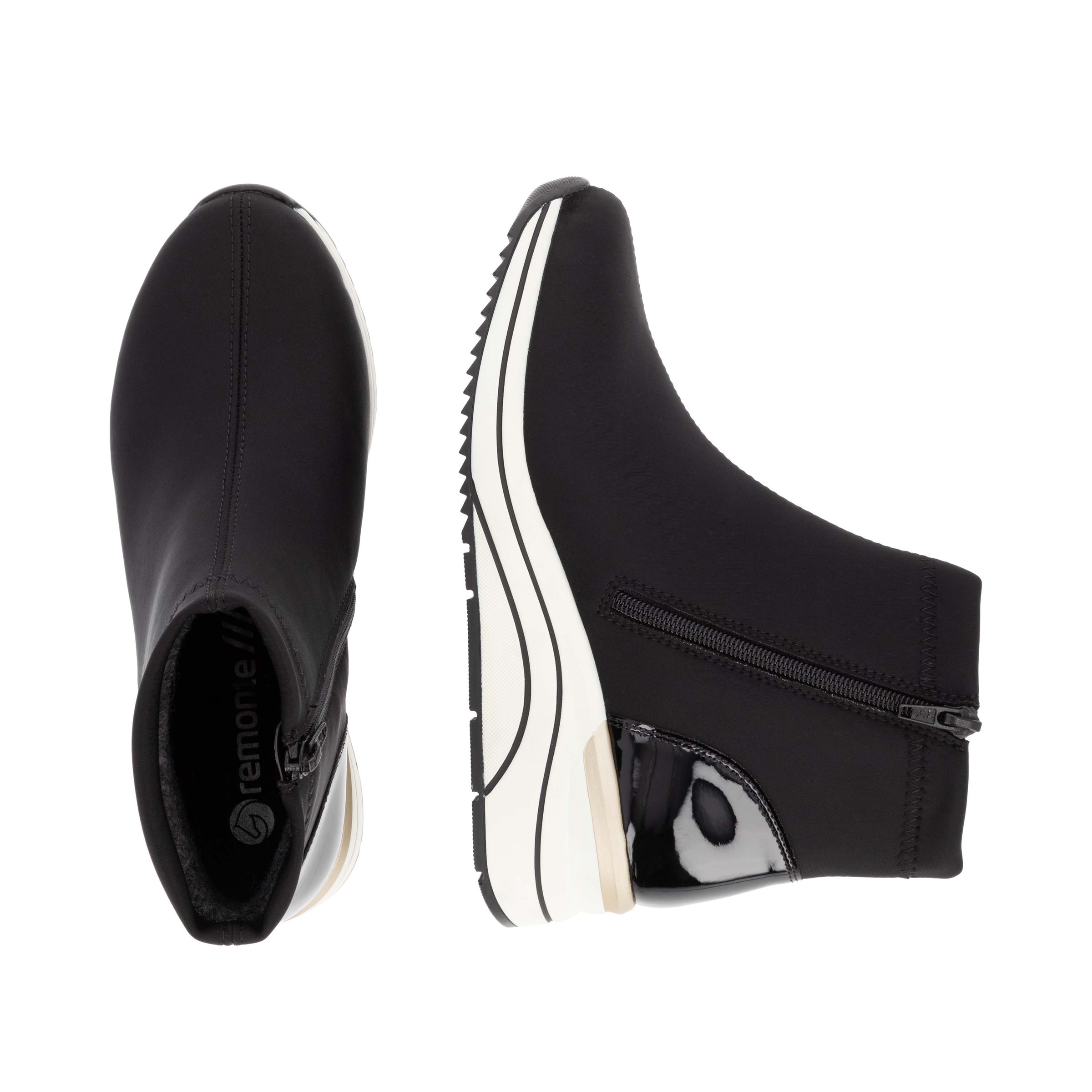 Remonte Baskets compensées  Plateauboots, High Top Stiefelette mit wasserabweisender TEX-Membran