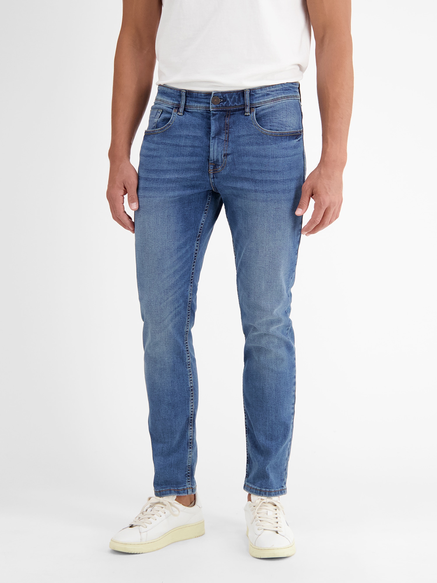 LERROS Pantalon de détente »Baxter Relaxed Fit Jeans – Bequemer Stretch 5-Pocket Denim«  jeans stretch confortable - facile d'entretien, idéal pour tous les jours & loisirs