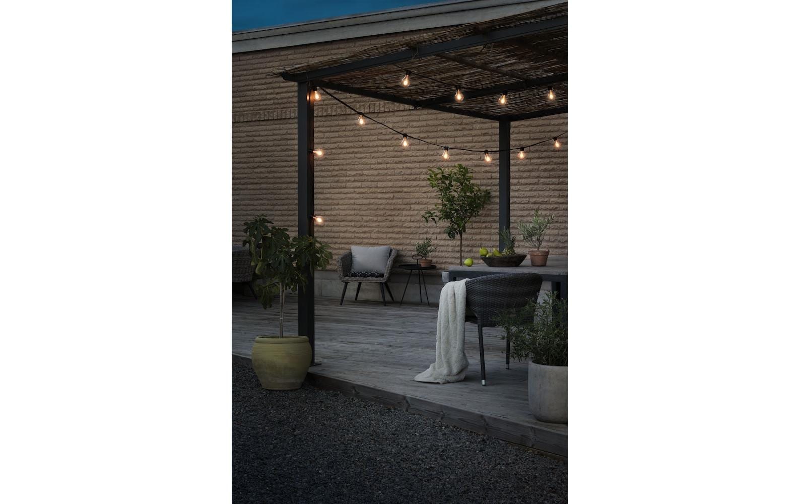 KONSTSMIDE Lichterkette »Solar 2332 10 LEDs, Transparent«, 10 St.-flammig