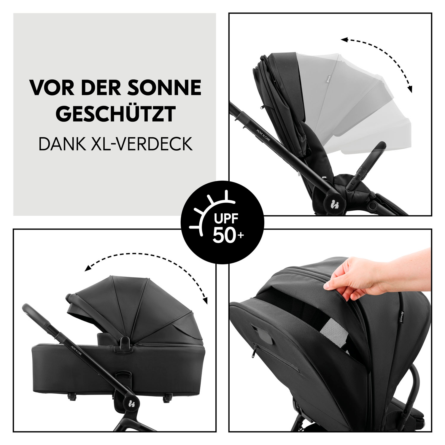 Hauck Poussette combinée »Move N Care Set« 22 kilos belastbar bis 22 kg