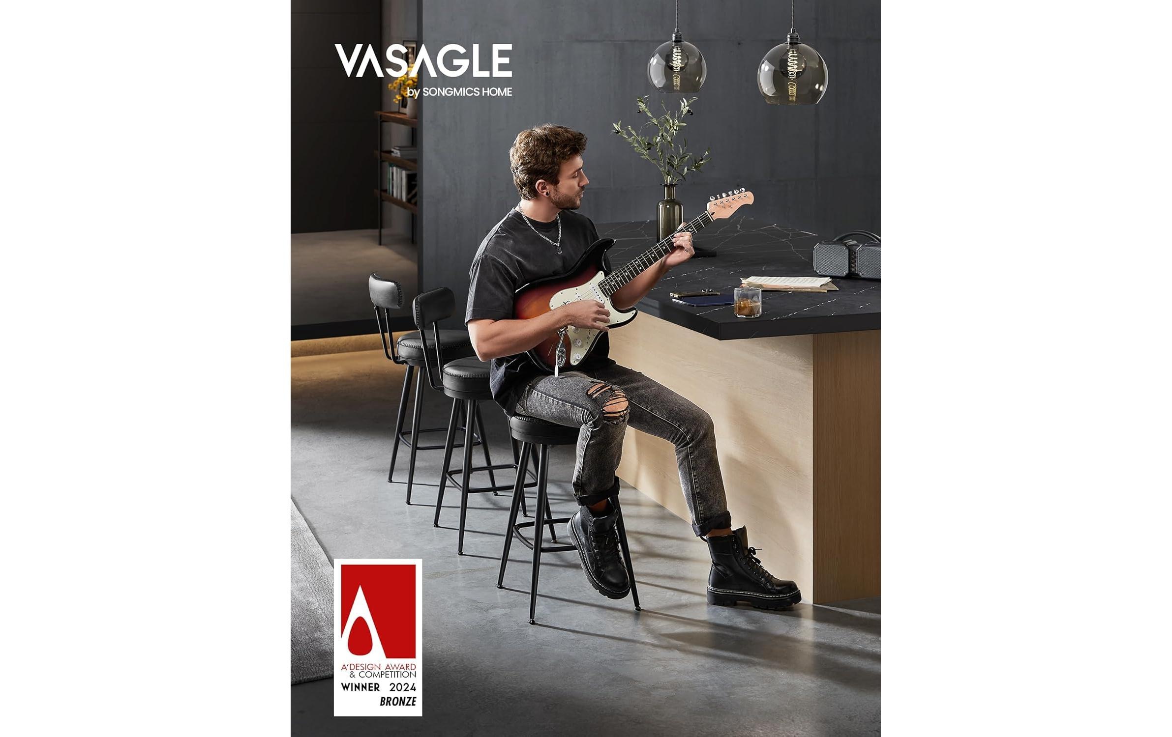 VASAGLE Barhocker »2er Set 54 x 90.5 cm«