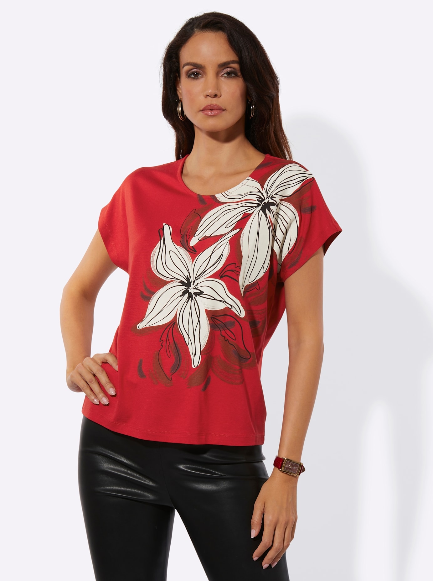 creation L Print-Shirt »Druck-Shirt« 1 tlg.