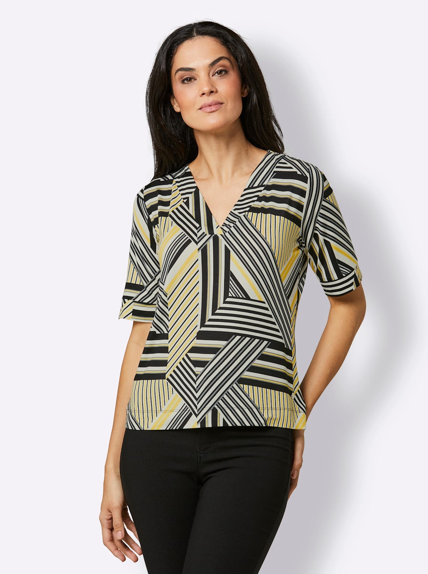 Image of CREATION L PREMIUM Print-Shirt "Lyocell-Shirt" 1 Stk.