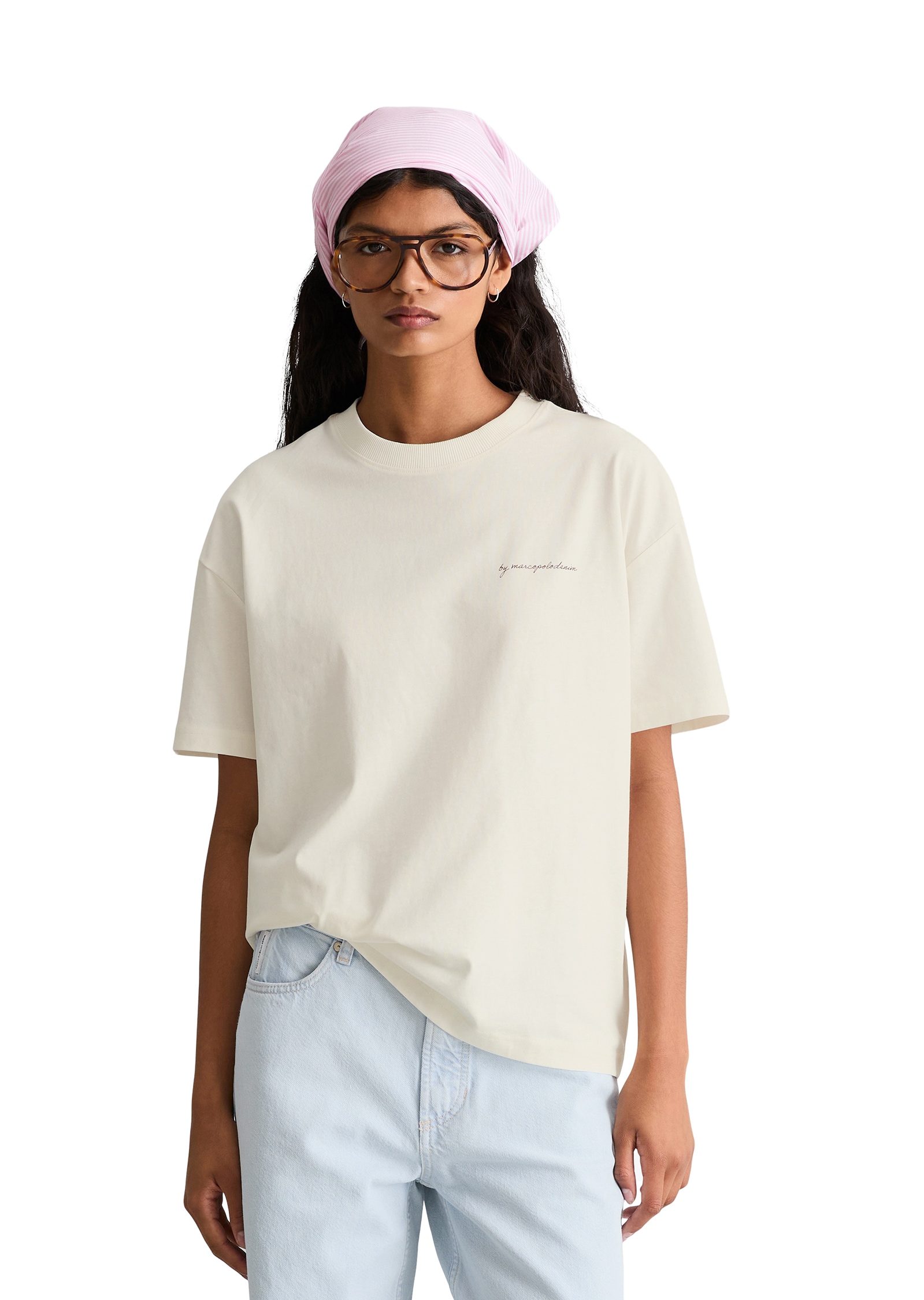 Image of Marc OPolo DENIM T-Shirt relaxed mit Rückenprint