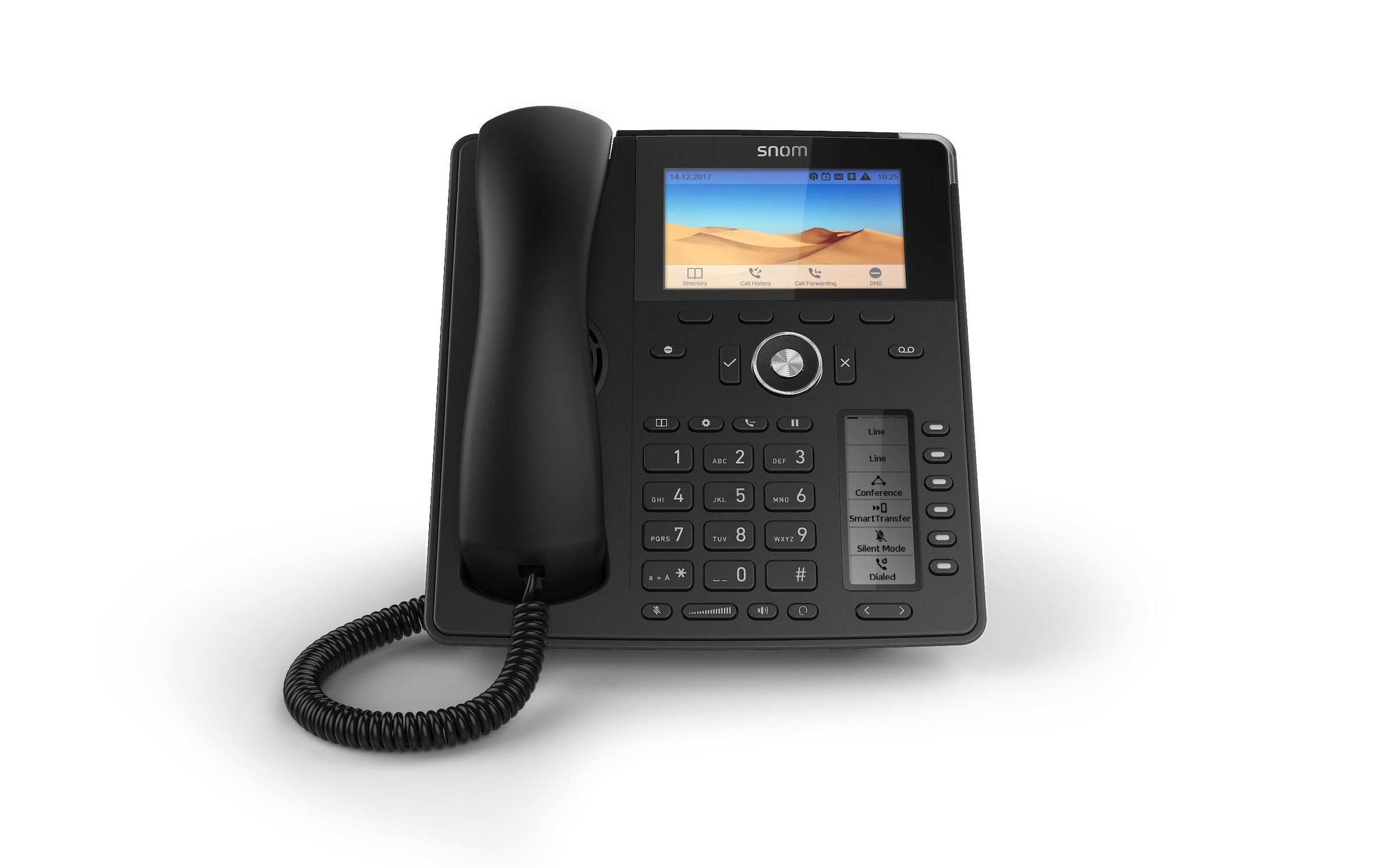 Snom Festnetztelefon »D785 Schwarz«