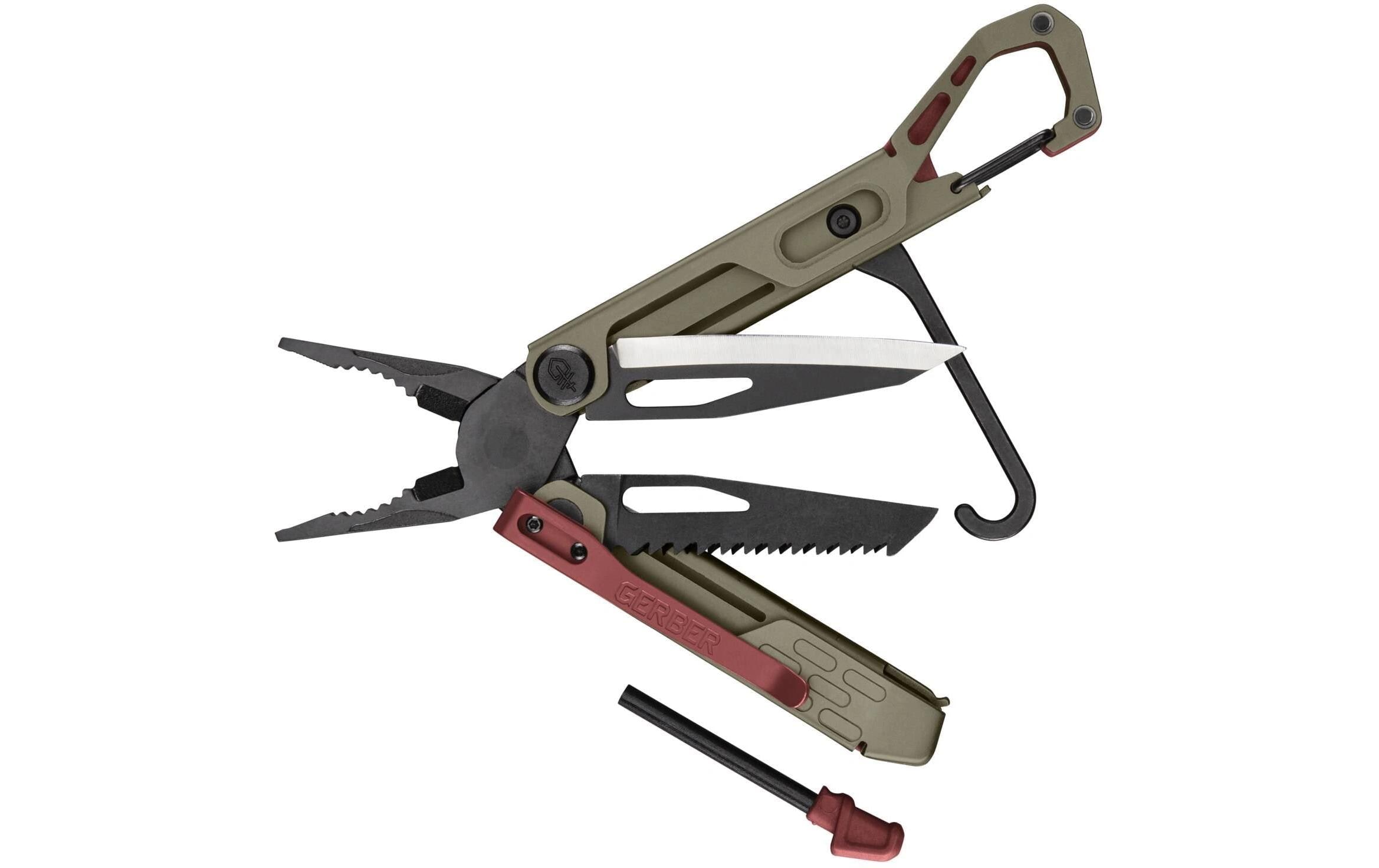 Gerber Multitool »Camping-Tool STAKEOUT SPARK 10 Funktionen, Coyote«