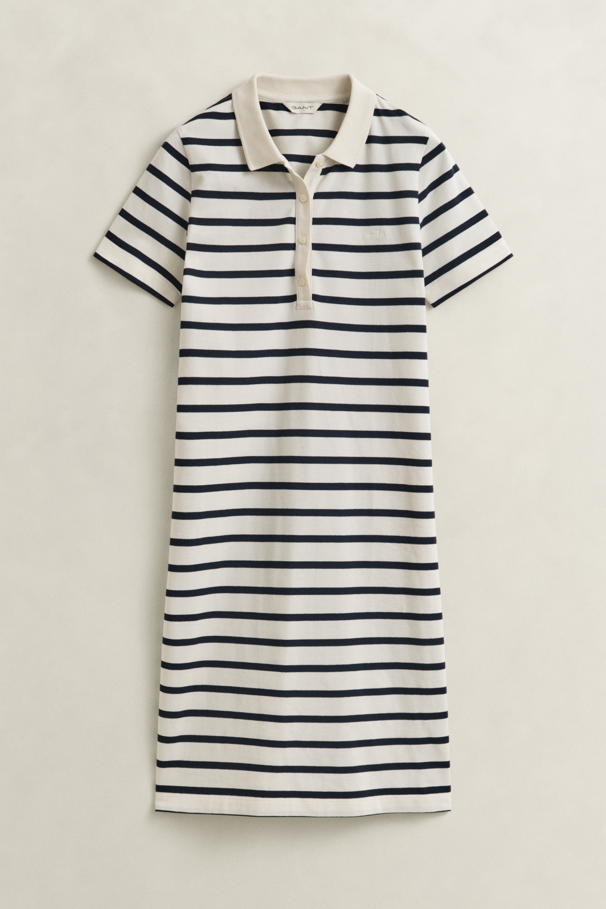 Gant Robe polo »SLIM STRIPED PIQUE POLO« Sans poche coupe slim avec col polo