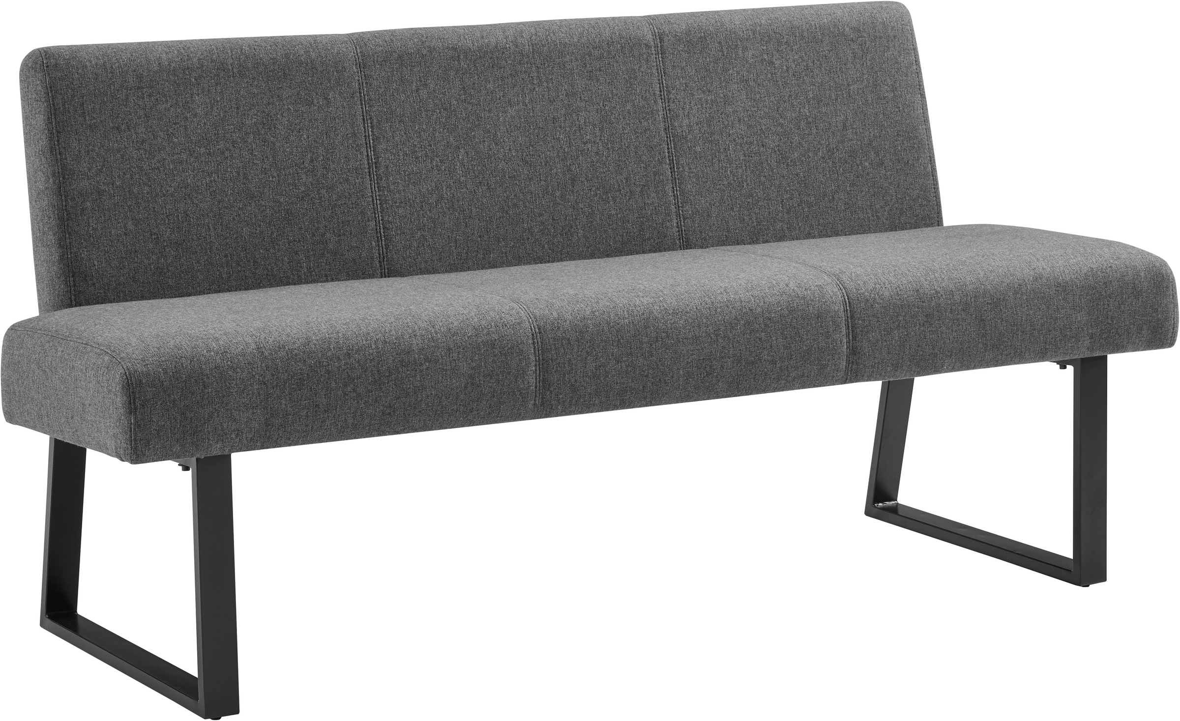 GOODproduct Essgruppe »Gellina« Set, 4 tlg. ausziehbarer Esstisch, Freischwinger, Sitzbank mit Rückenlehne