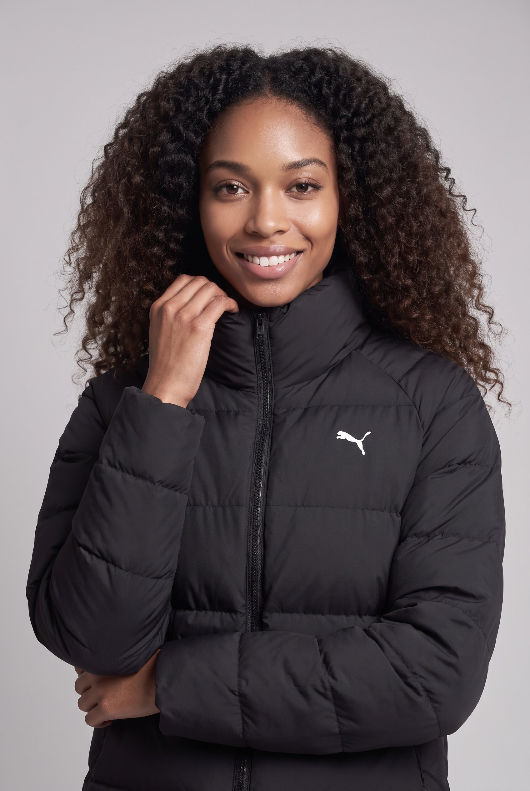 PUMA Veste d'hiver »MONO JACKET« sans capuche pour mode casual, festival, outdoor et sport, avec ouatinage isolant