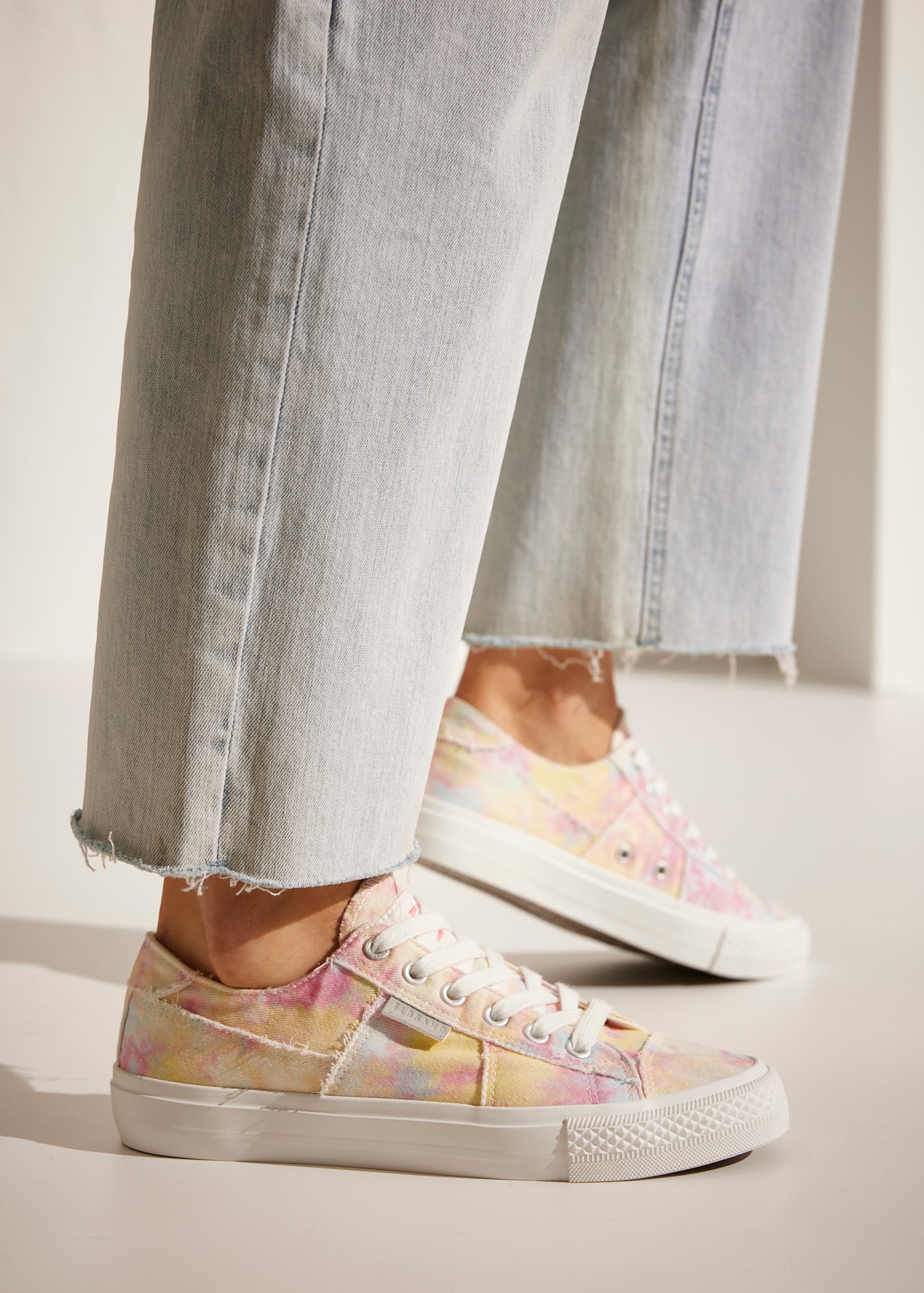 Elbsand Sneaker »Schnürschuh,«, Schnürhalbschuh, Freizeitschuh aus Textil, Used-Look VEGAN