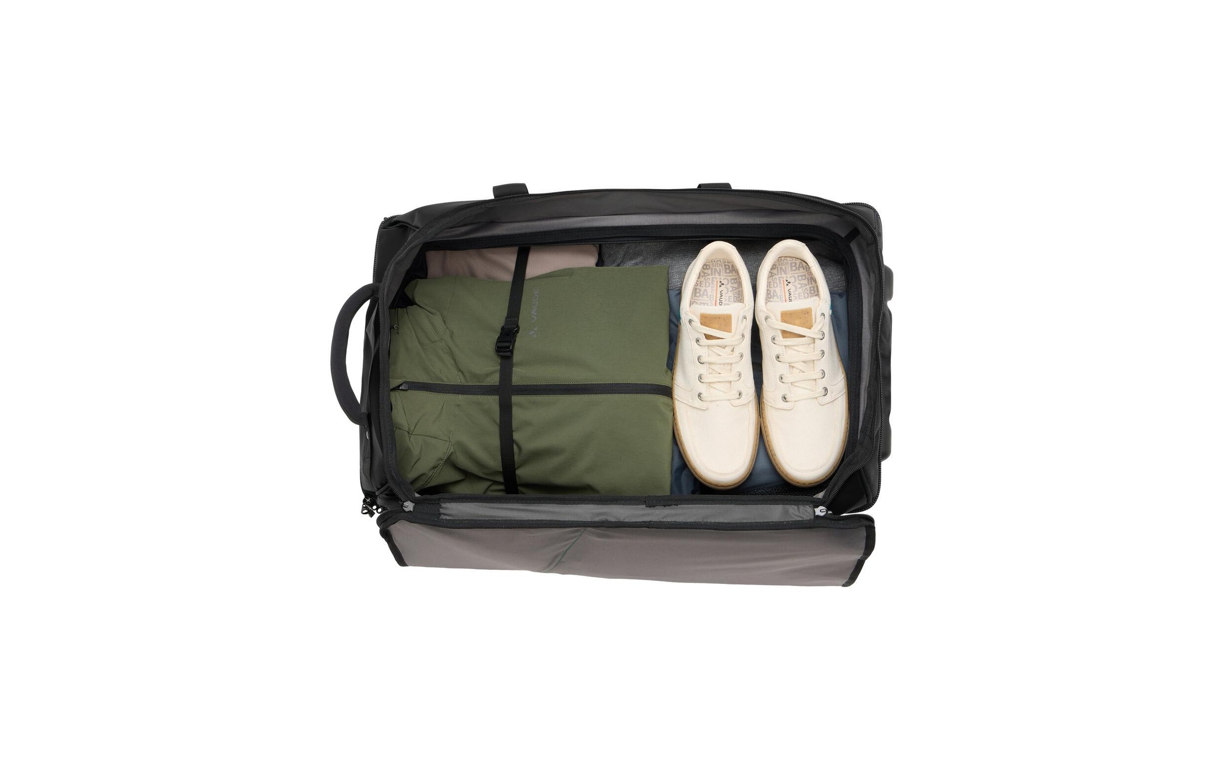 VAUDE Koffer »Rotuma 65« 65 l 2 Rollen Robuster Rollentrolley aus nachhaltiger Plane