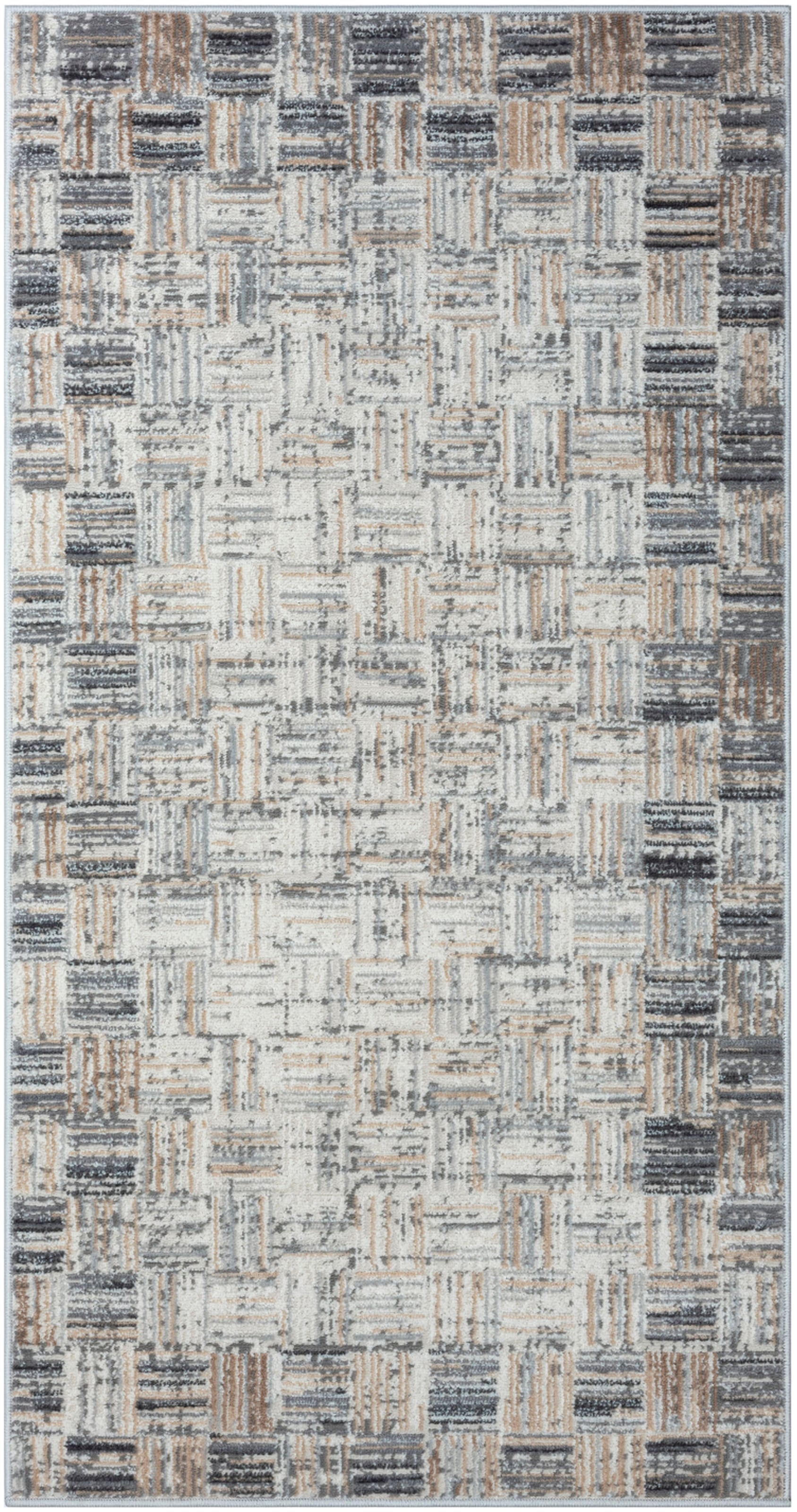 Myflair Möbel & Accessoires Teppich »My Mood, LAGERRÄUMUNG!« rechteckig 8 mm Höhe Kurzflor, Scandi-Design, mit Bordüre, besonders weich durch Microfaser