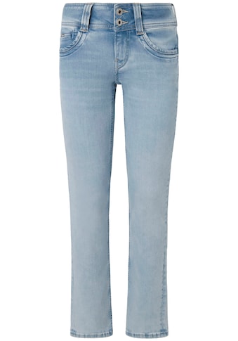 Slim-fit-Jeans, mit 2-Knopf-Verschluss