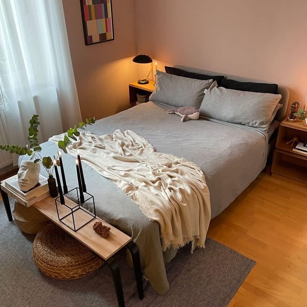 Wolkenfeld Bettwäsche »Wolkenfeld Flanell Winterbettwäsche 135x200cm, 155x220cm & Übergrössen« 2 Stk. tlg. Flauschige Flanell Winterbettwäsche inkl Kissenbezüge 40x80 oder 80x80