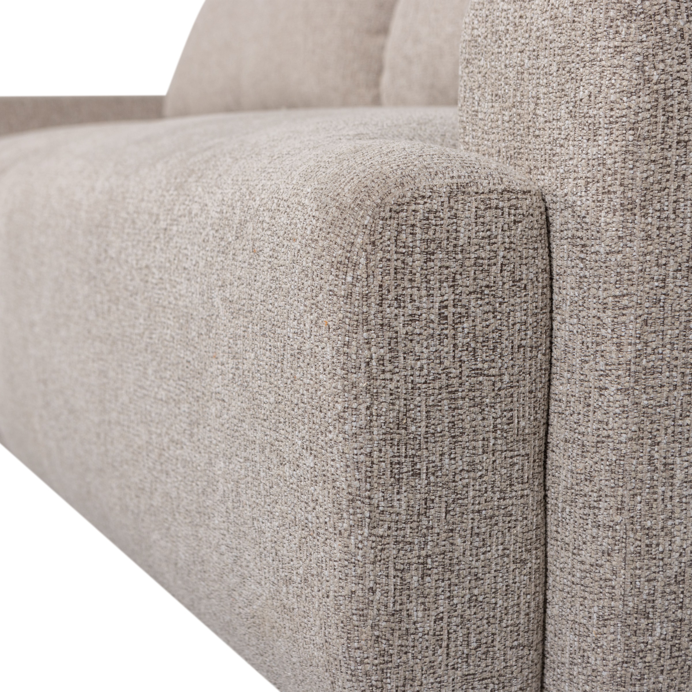 WOOOD Schlafsofa »Night & Day Melange-Webstoff mit Schlaffunktion, H85 x B239 x T107 cm« Schlafbreite 190 cm, Sehr hohe Verschleissfestigkeit, Pfleiglicht