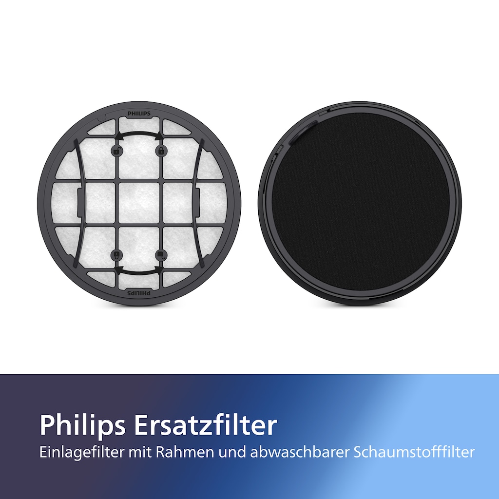Philips Ersatzfilter »XV1681/01 Philips Cordless VC 7000 & 8000 Series«, (Set, 2 tlg.)