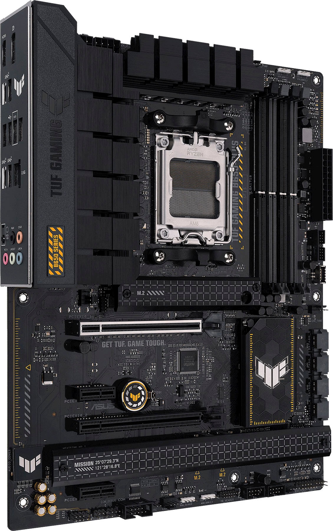 Asus Mainboard »TUF GAMING B650-PLUS«, Ryzen 7000, ATX, PCIe 5.0, DDR5-Speicher, 14 Power Stages