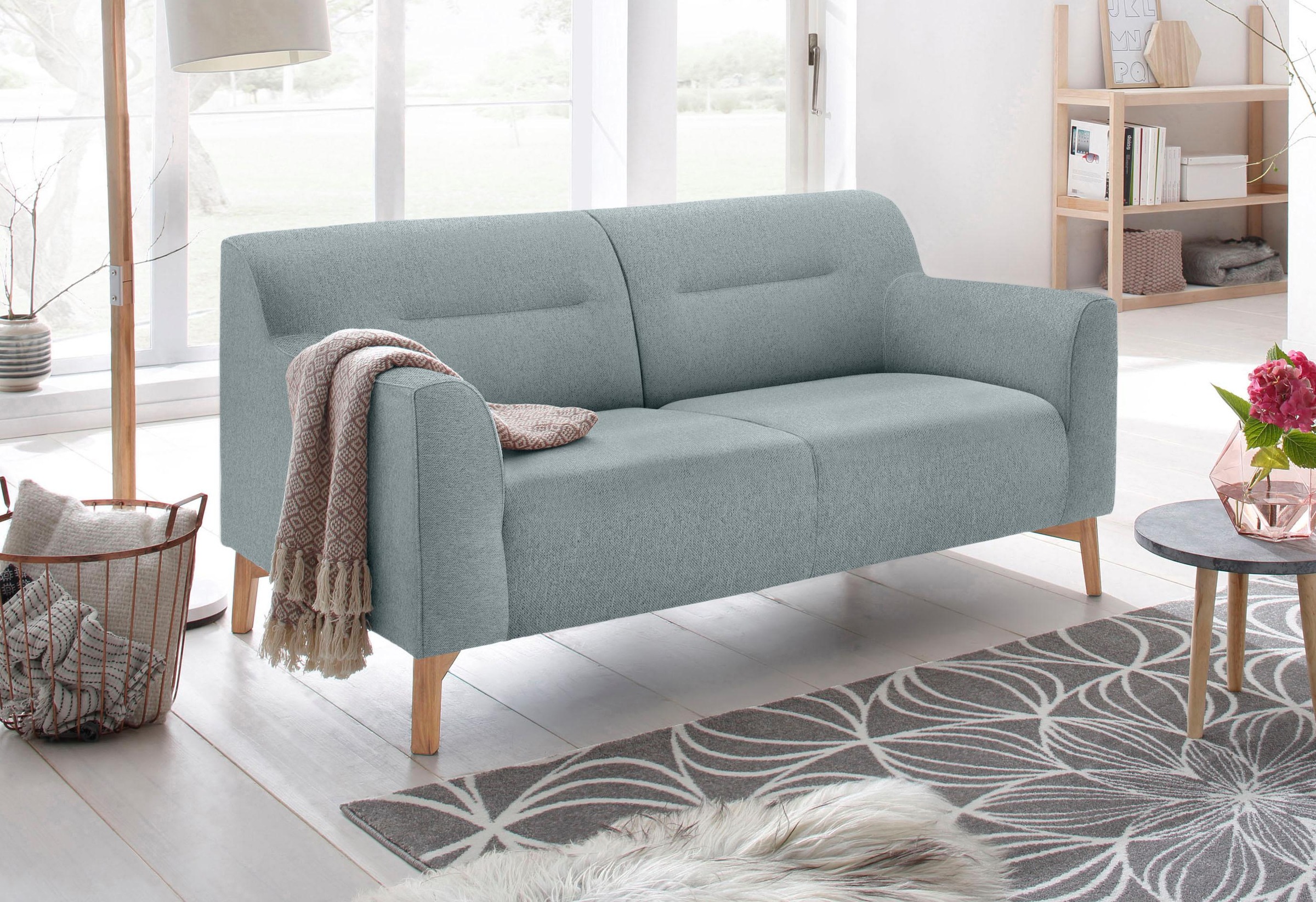 Image of andas 2-Sitzer »Kiruna«, bequemer Sitzkomfort, mit abgerundeten Armlehnen bei Ackermann Versand Schweiz