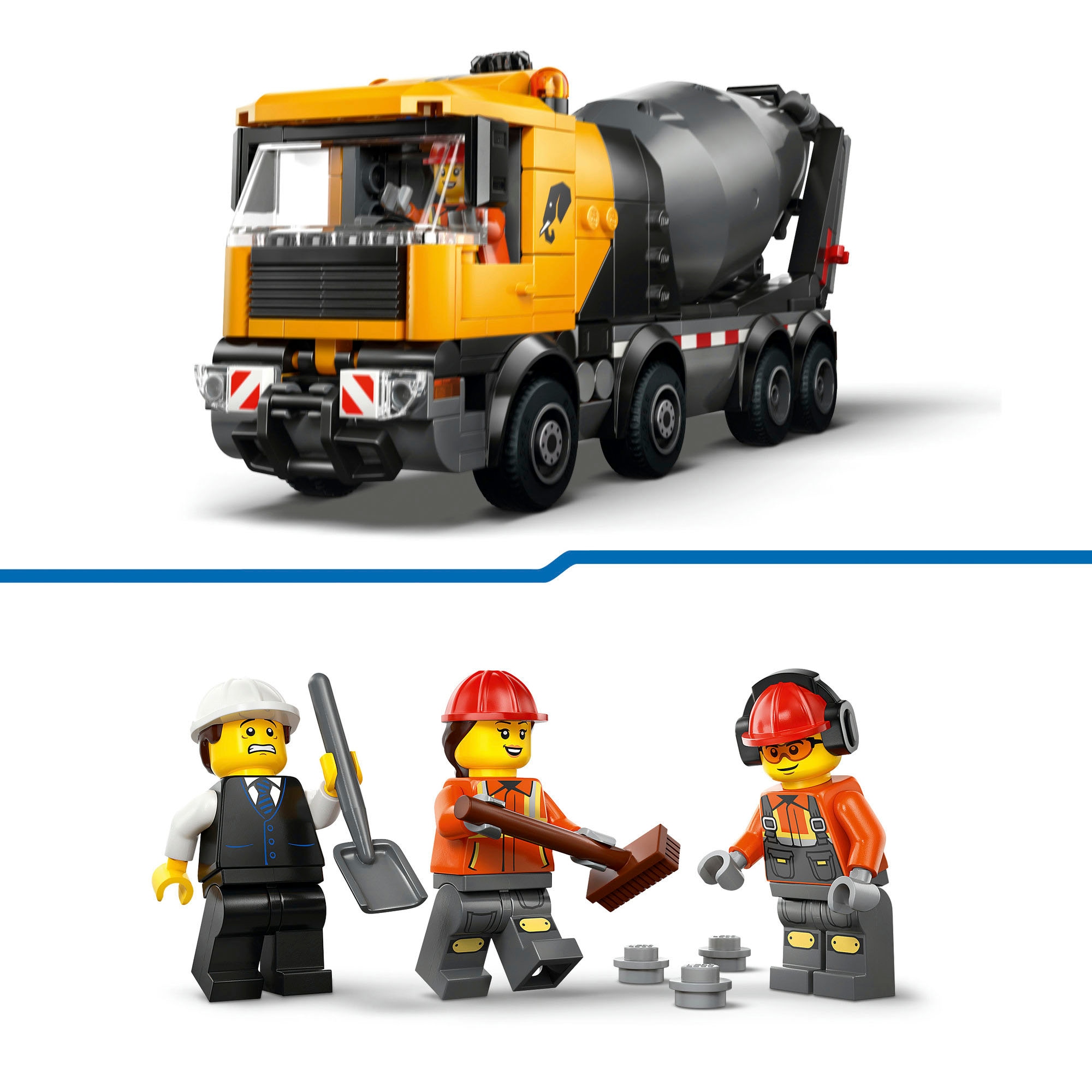 LEGO® Pions de construction »Betonmischer (60478), LEGO City« Made in Europe